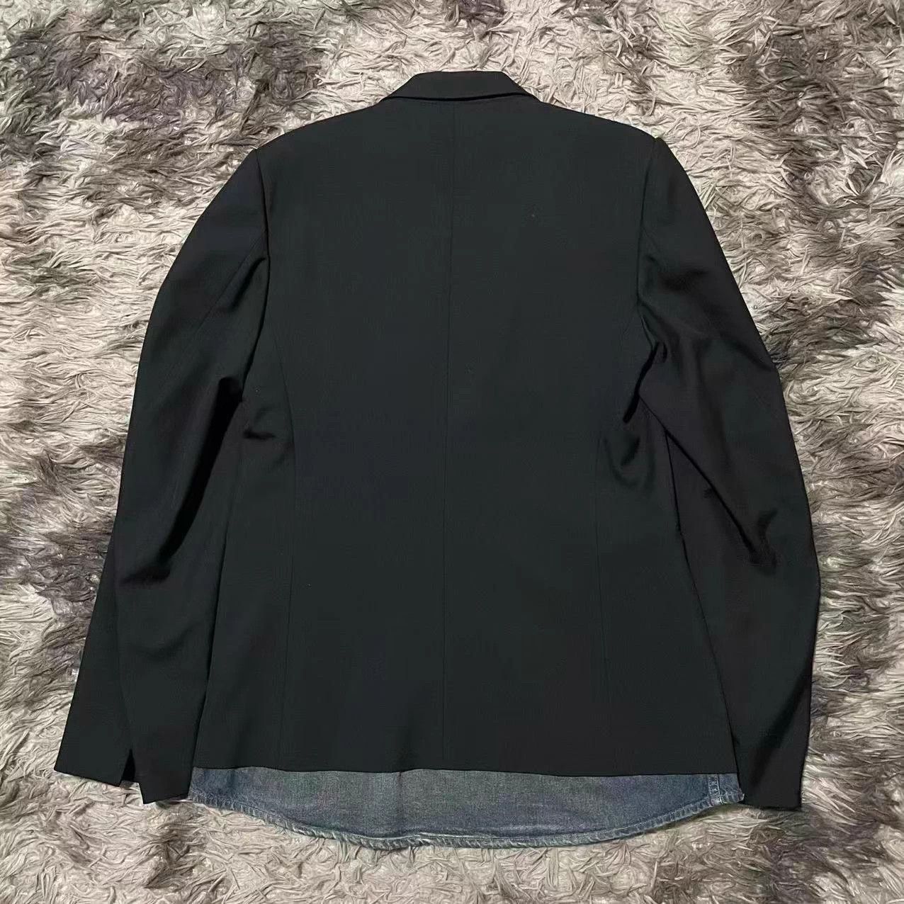 Balenciaga Balenciaga Denim Spliced Blazer 46 Size US S / EU 44-46 / 1 - 2 Thumbnail