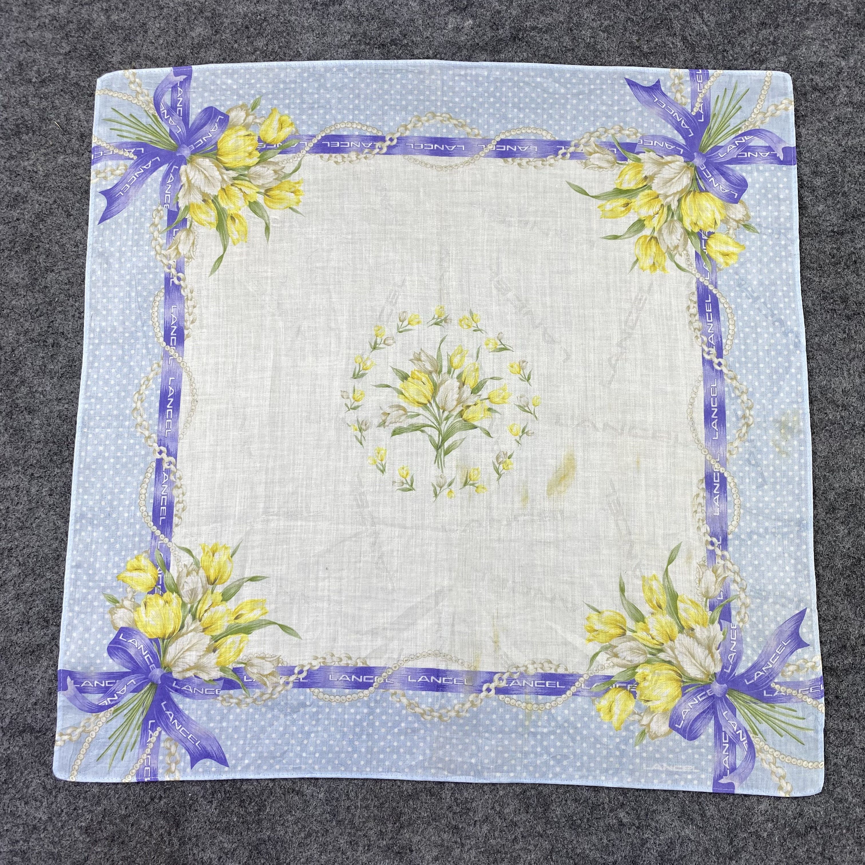 Lancel Lancel Handkerchief / Bandana / Neckerchief -B642 Size ONE SIZE - 3 Thumbnail