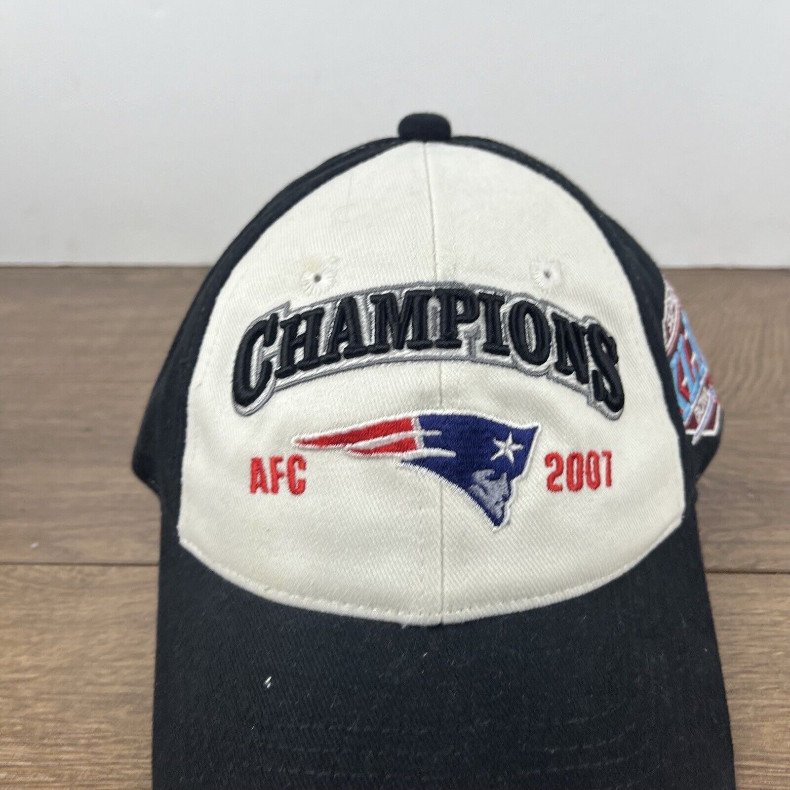 Other New England Patriots Hat 2007 AFC Champions White Hat Adjust Size ONE SIZE - 7 Thumbnail