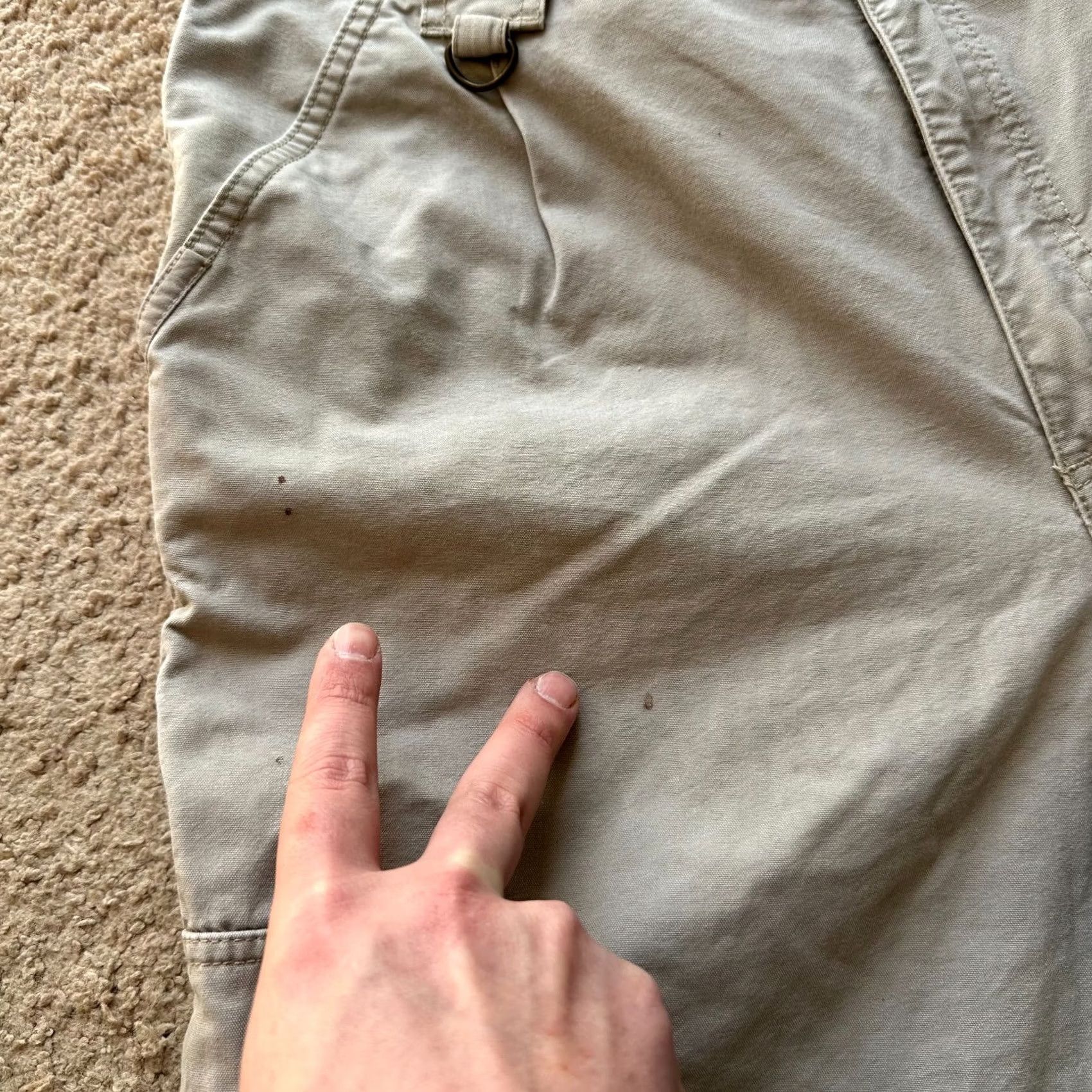 Vintage 5.11 Tactical Cargo Pants Mens 36x30 Mid Rise Ripstop Tan Distressed Military Size US 36 / EU 52 - 7 Thumbnail
