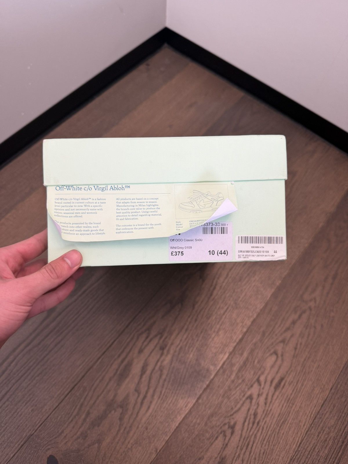 Off-White Off white Out Of Office Gray Size US 11 / EU 44 - 12 Thumbnail