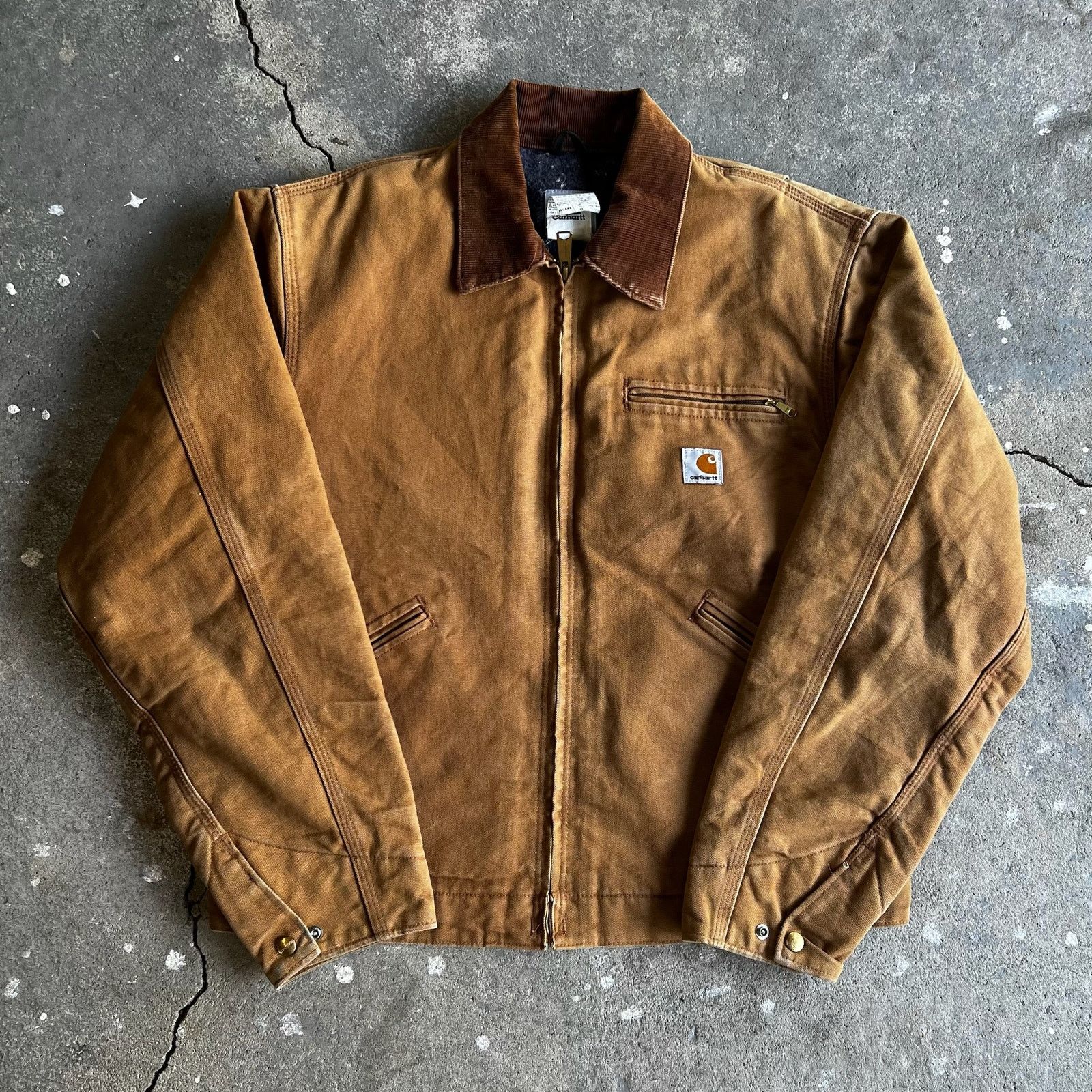 Carhartt J01 BRN brown detroit work wear jacket