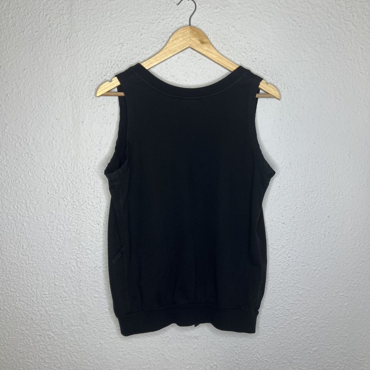 Designer × Dries Van Noten Dries Van Noten Zip Vest Gilet Black Top Blouse Black Size M / US 6-8 / IT 42-44 - 7 Thumbnail
