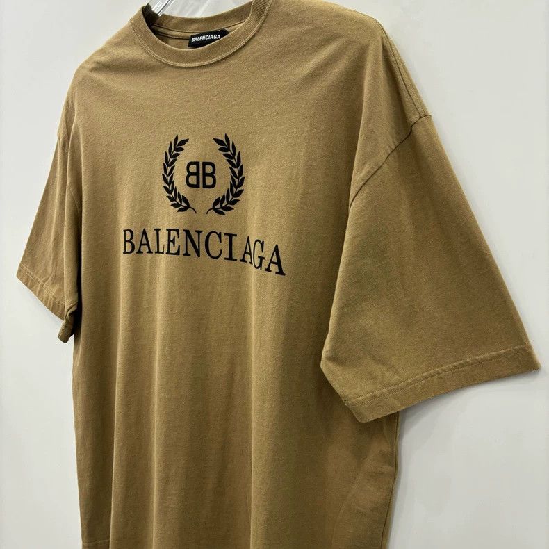 Balenciaga Balenciaga BB wheat ear pattern printed short sleeve 2501-N Size US XS / EU 42 / 0 - 3 Thumbnail