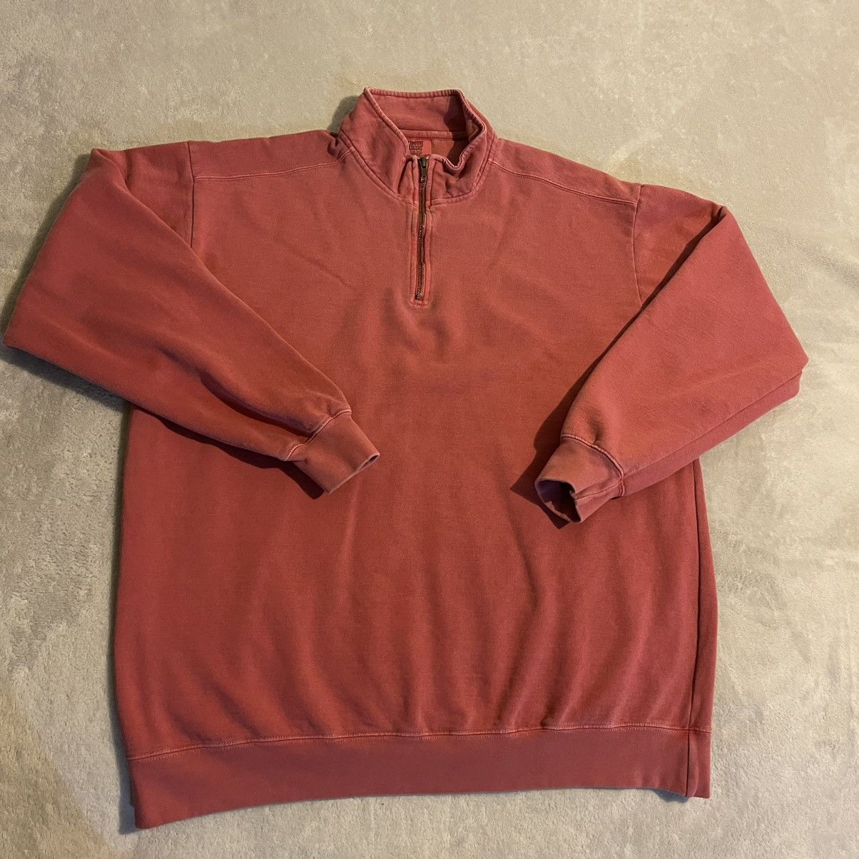 Comfort Colors Comfort Colors Quarter Zip Sweatshirt Garment Dyed Red XL Size US XL / EU 56 / 4 - 1 Thumbnail