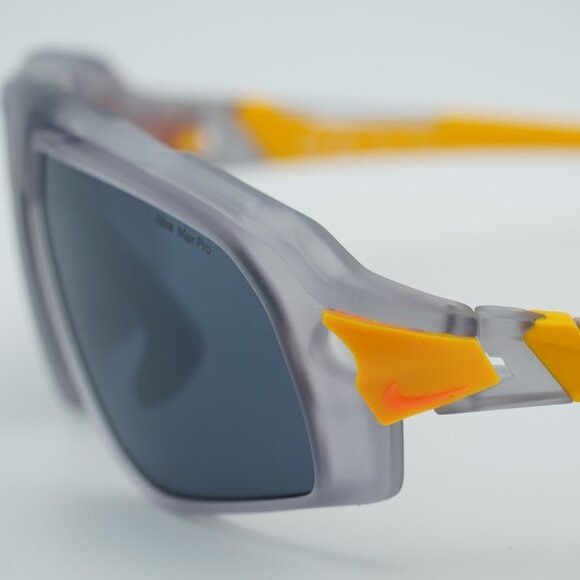 Nike NIKE FLYFREE FV2387 012 Sunglasses Grey Geometric Frame Size ONE SIZE - 9 Thumbnail