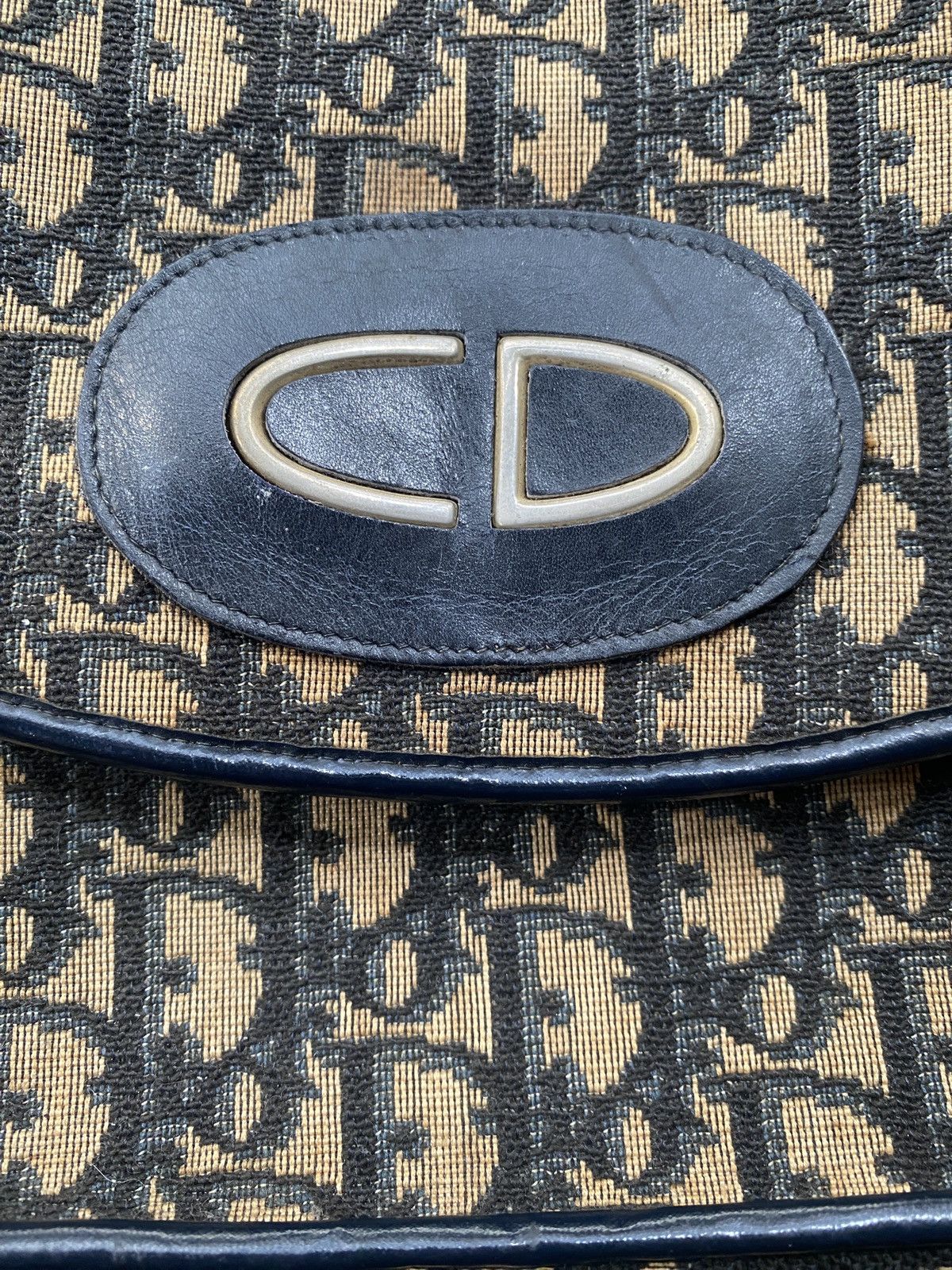 Dior Vintage Christian Dior 1970s Monogram Satchel Bag Size ONE SIZE - 10 Thumbnail