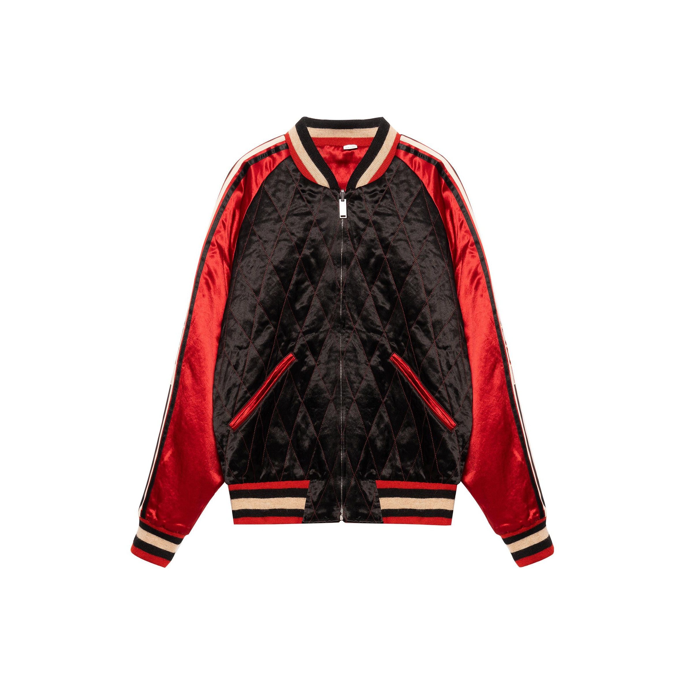 Gucci Original Gucci Reversible Dark Blue Men Bomber Jacket in