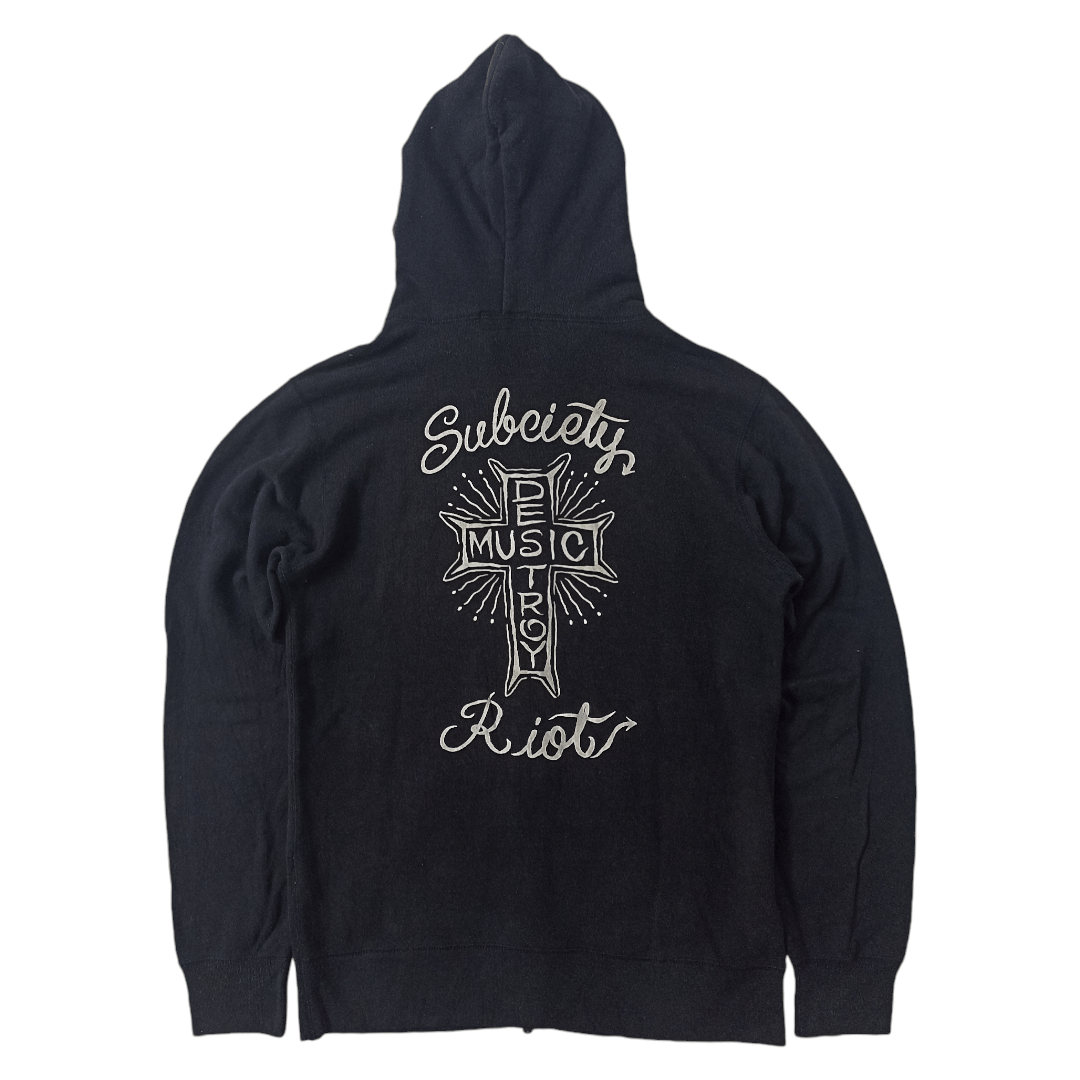 If Six Was Nine × Japanese Brand Vintage Subciety Riot Hoodie Size US M / EU 48-50 / 2 - 2 Thumbnail