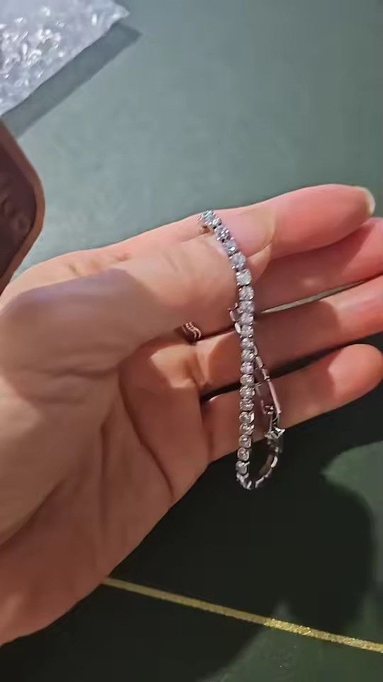 Jewelry DIAMOND Iced Out Bracelet Link 16 cm Size ONE SIZE - 2 Thumbnail
