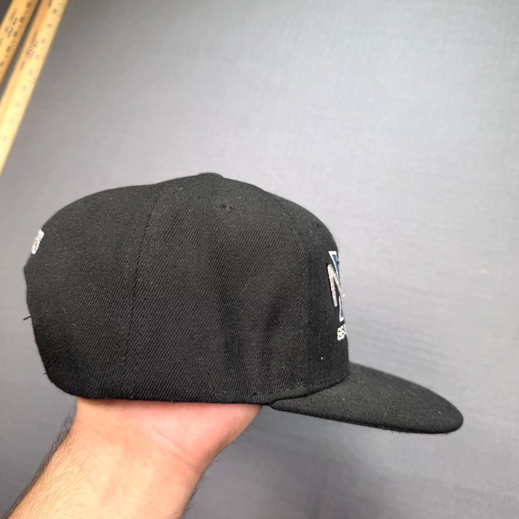 Vintage NCIS Hat Cap SnapBack Black CBS TV Show Season Nineteen Embroidered Baseball Cap Men One Size Adjustable Polyester Black Cast & Crew Size ONE SIZE - 5 Thumbnail