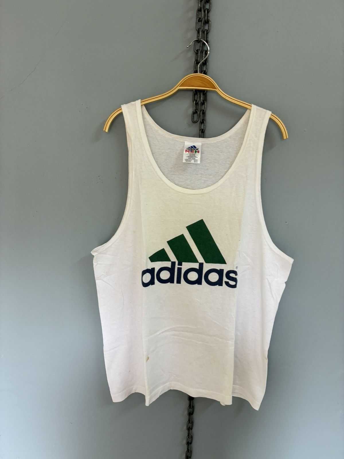 Adidas Vintage 90s Adidas Equipment tank top Size US M / EU 48-50 / 2 - 1 Thumbnail