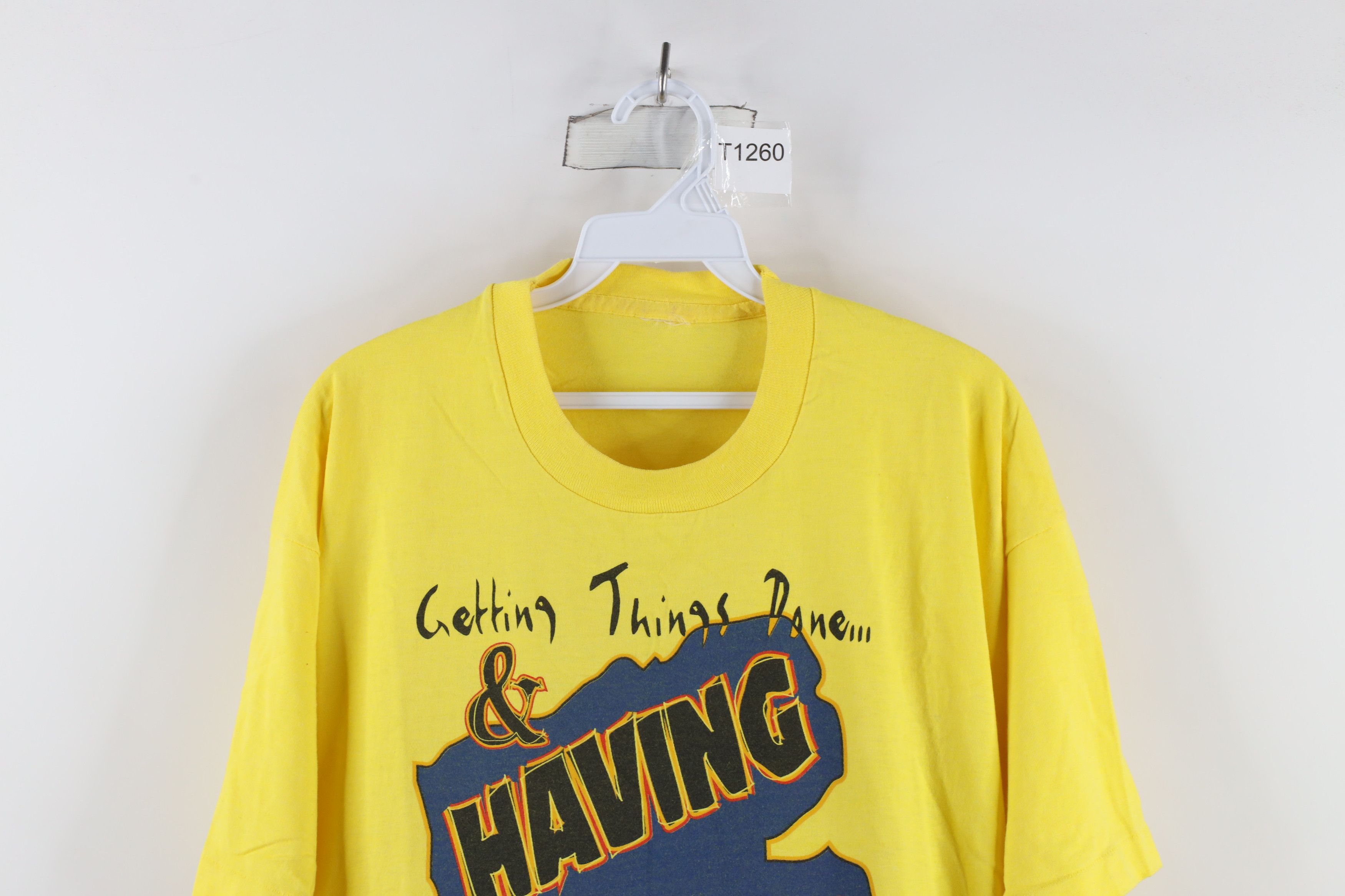 Vintage Vintage 90s Coaster Amusement Park Cedar Point T-Shirt USA Size US XL / EU 56 / 4 - 2 Thumbnail