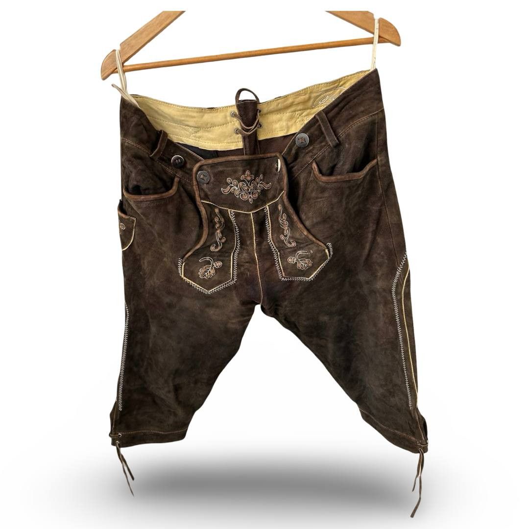 Leather Maddox Leather trachten shorts #1381 Size US 38 / EU 54 - 1 Thumbnail