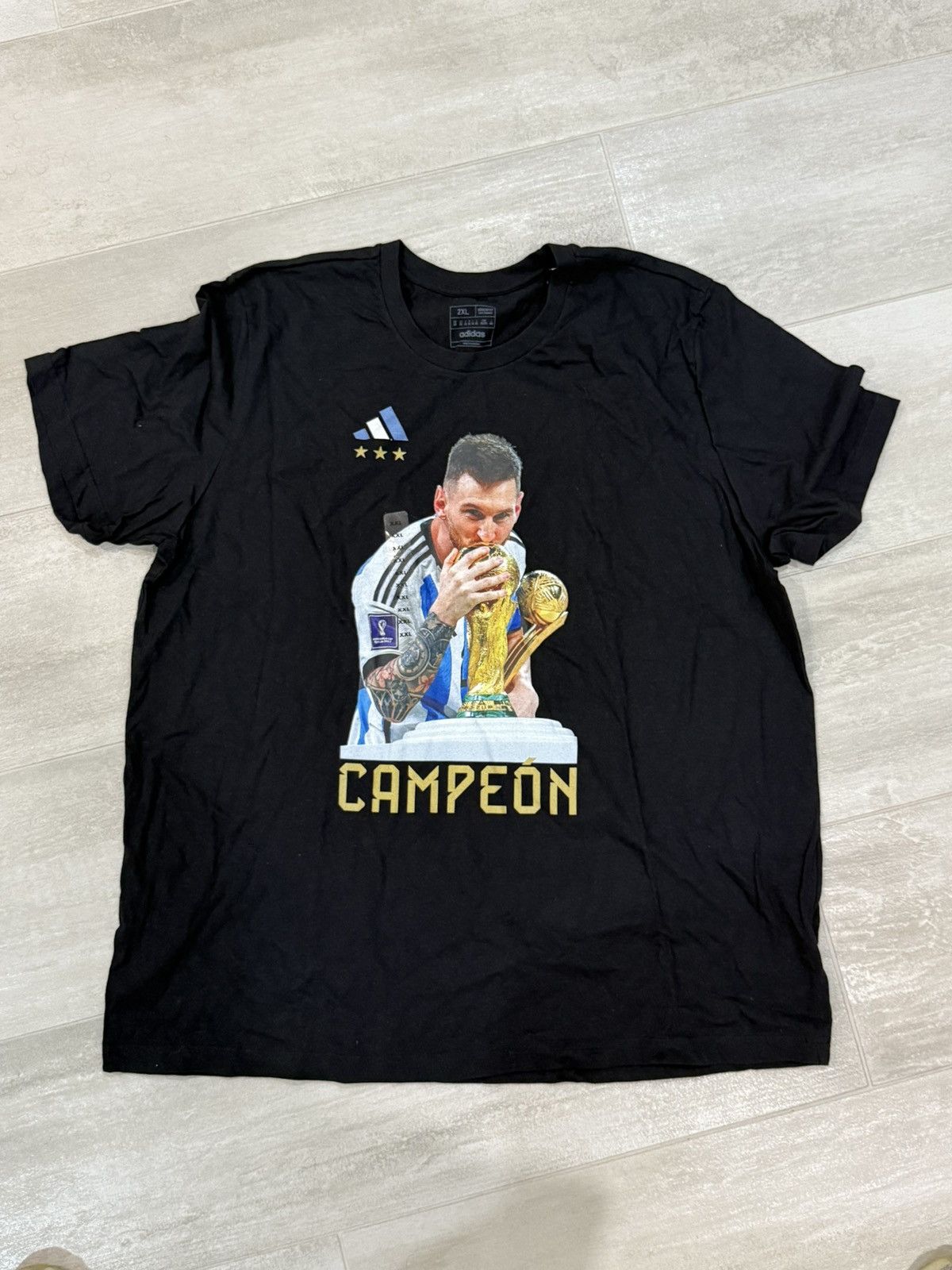 Adidas Adidas Lionel Messi Champion T Shirt Size US XXL / EU 58 / 5 - 1 Thumbnail