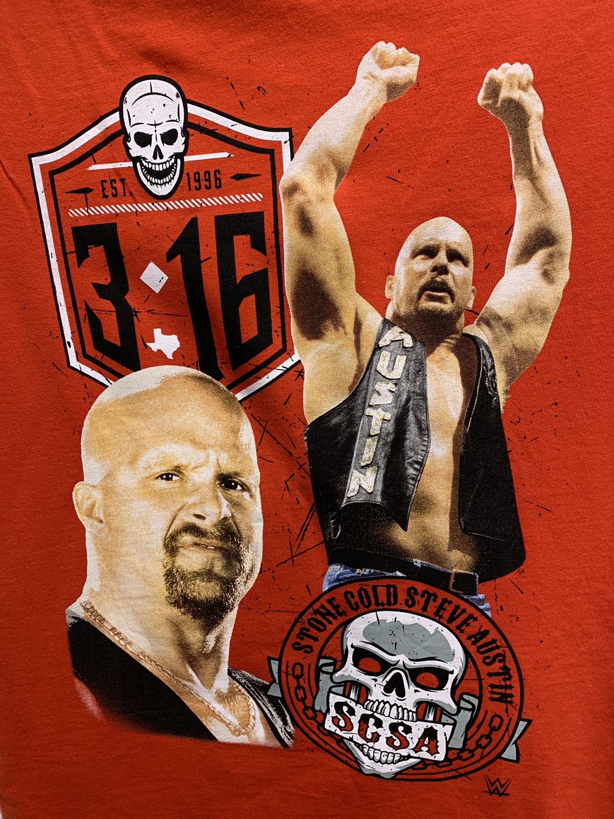 Vintage Stone cold Steve Austin 3:16 4:20 vintage red t-shirt Xs-S Size US S / EU 44-46 / 1 - 4 Thumbnail