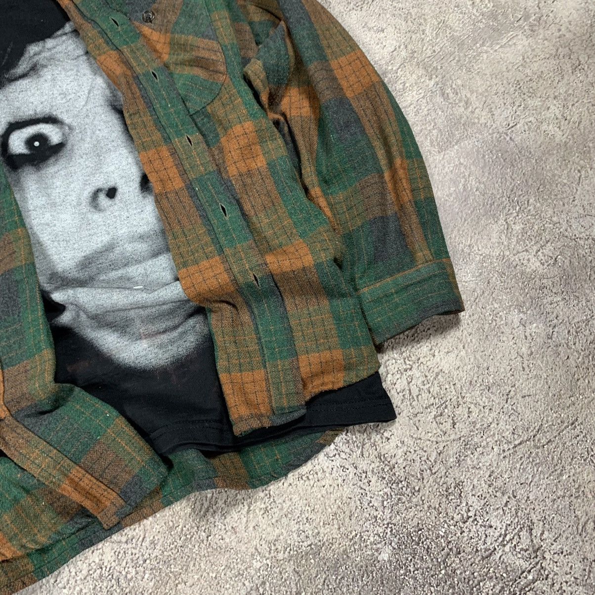 Vintage Vintage 90s Plaid Shirt Grunge Streetwear Oversized Faded L Size US L / EU 52-54 / 3 - 3 Thumbnail