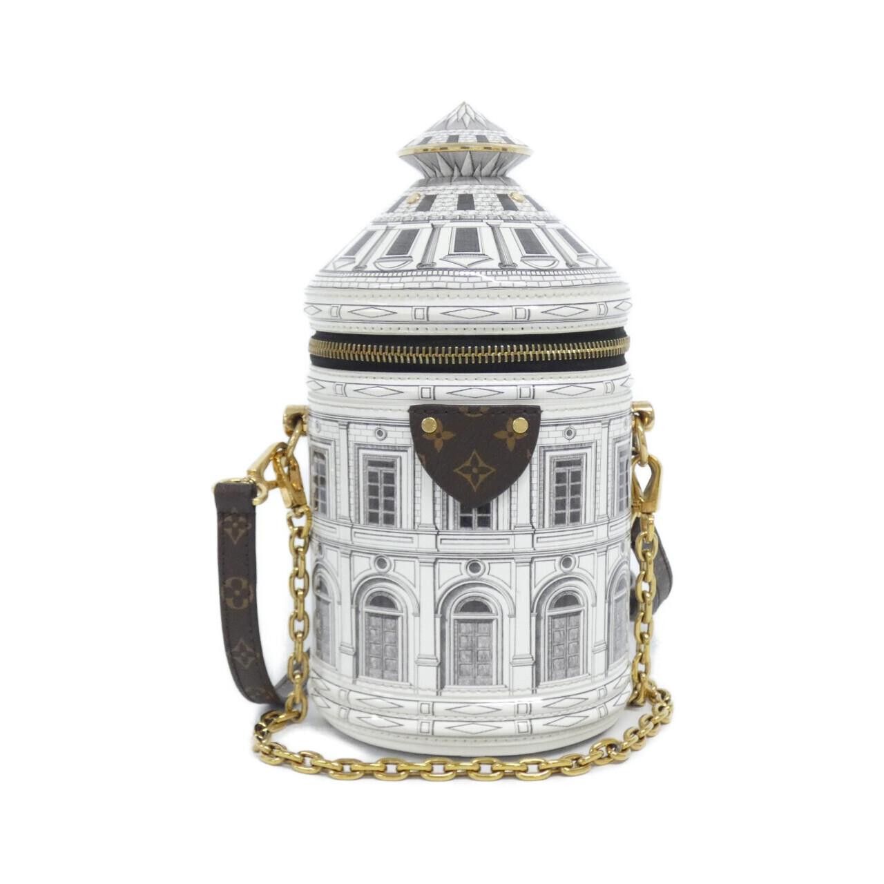 Louis Vuitton Louis Vuitton Monogram Lv X Fornasetti Shoulder Bag Textile Shoulder Bag M59143 Duty Free For Usa in White, Women's