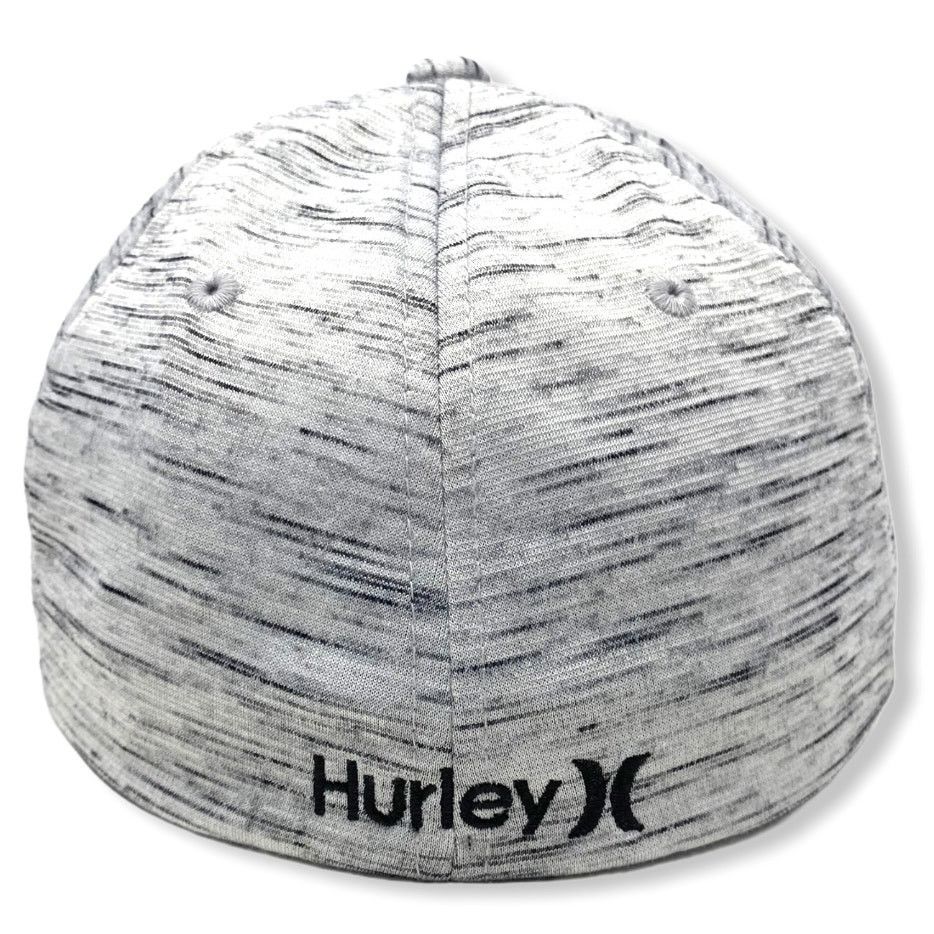 Hurley Hurley Men's Icon Textures Flex Fit Hat Cap in S/M Wolf Grey Size ONE SIZE - 3 Thumbnail