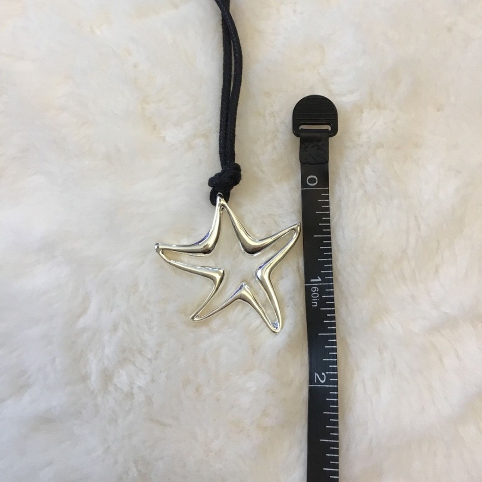 Other Silver Big Star Tied Necklace Size ONE SIZE - 6 Thumbnail