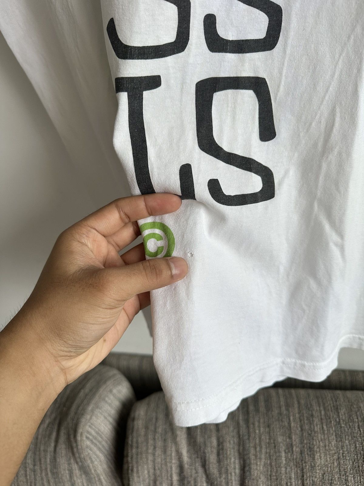 Stussy × Vintage Vintage Stussy Upside down Streetwear Rare Tshirt Size US M / EU 48-50 / 2 - 5 Thumbnail