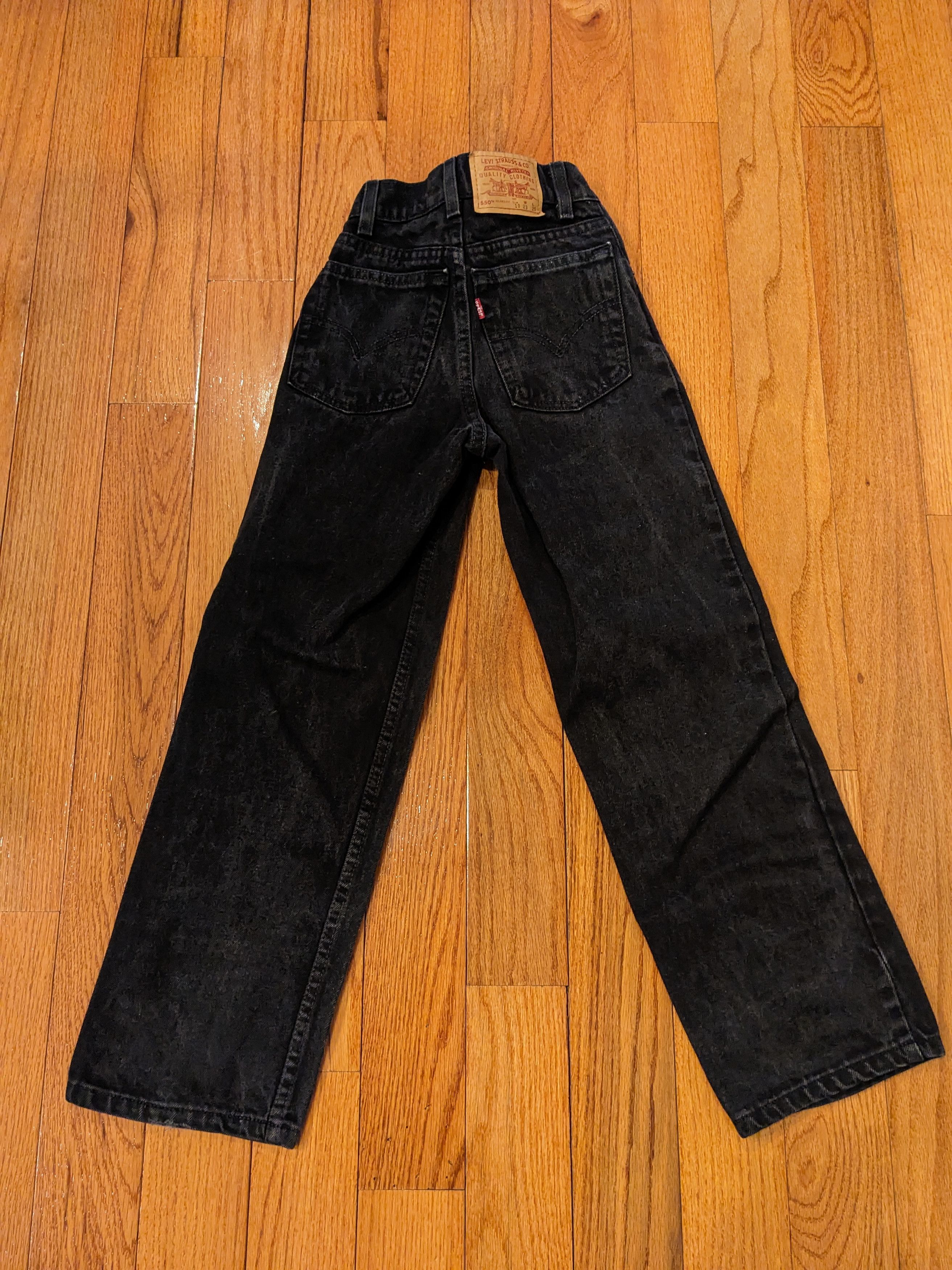 Levi's × Vintage Vintage 90s Levi's 550 Relaxed Kids Slim 10 23 x 25 Denim Size US 26 / EU 42 - 1 Thumbnail