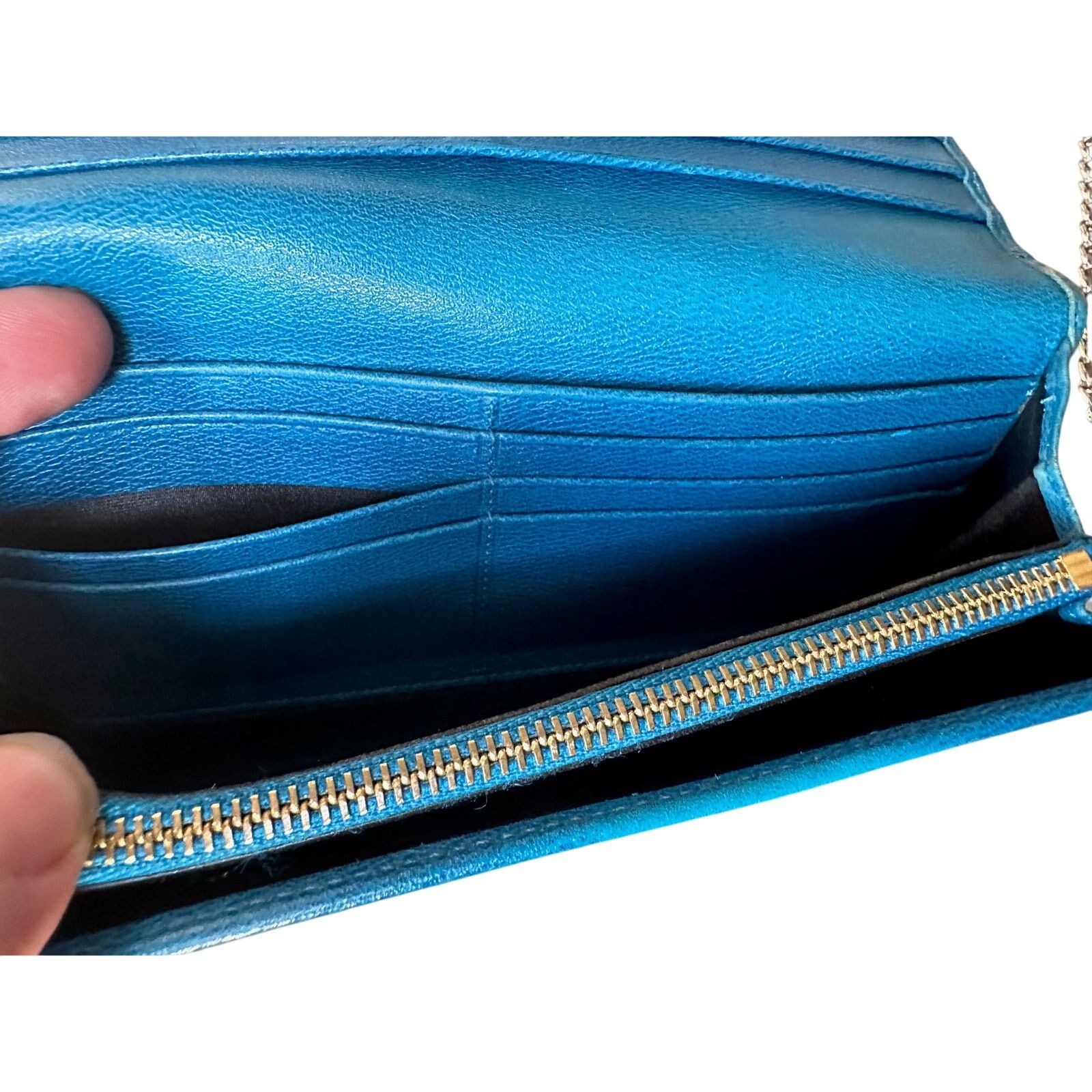 Loewe Loewe Blue Flap Long Wallet Size ONE SIZE - 16 Thumbnail
