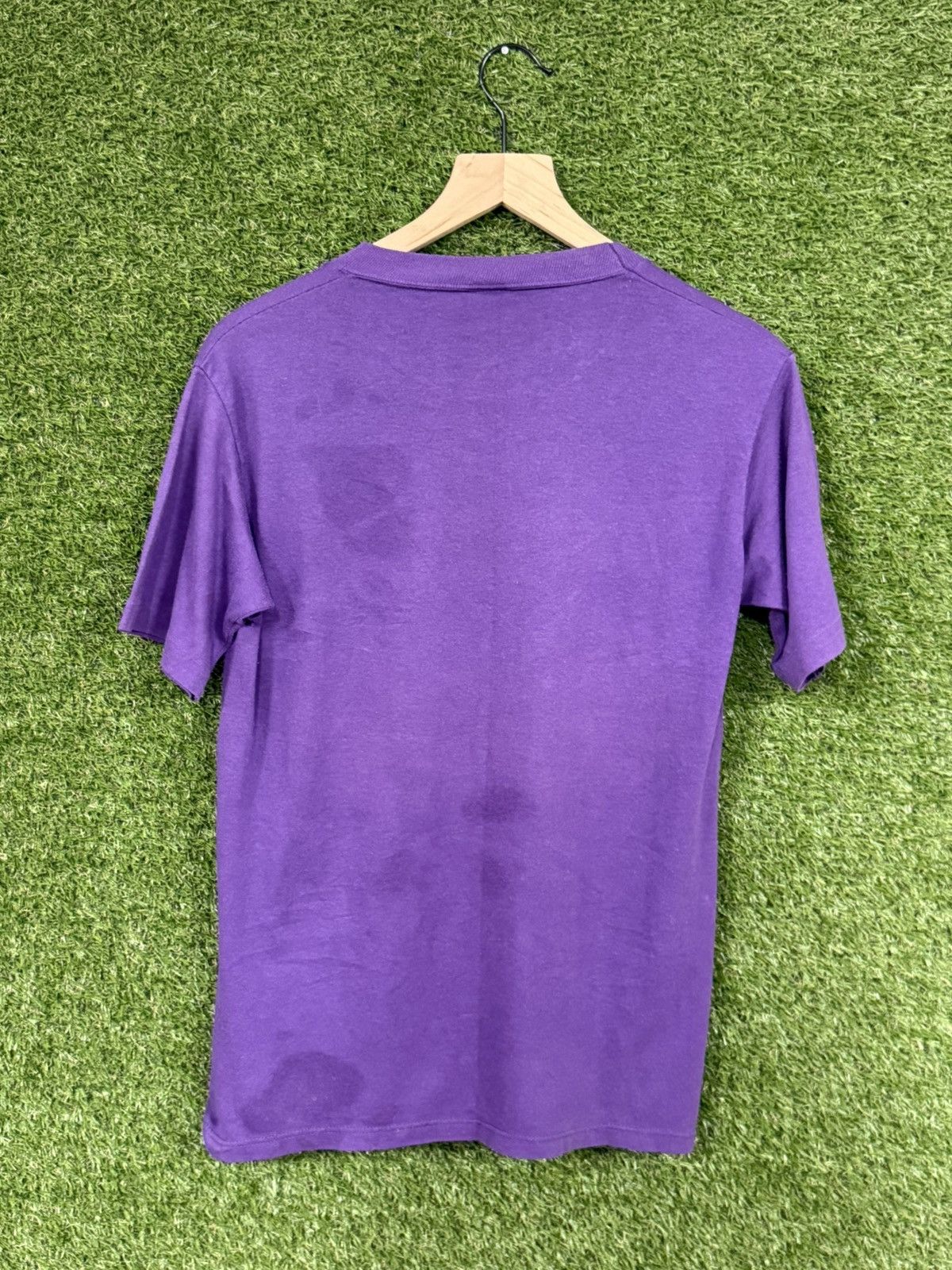 Vintage RARE Vintage Mask Drama New Orleans Purple Puff Tee Purple Size US M / EU 48-50 / 2 - 5 Thumbnail