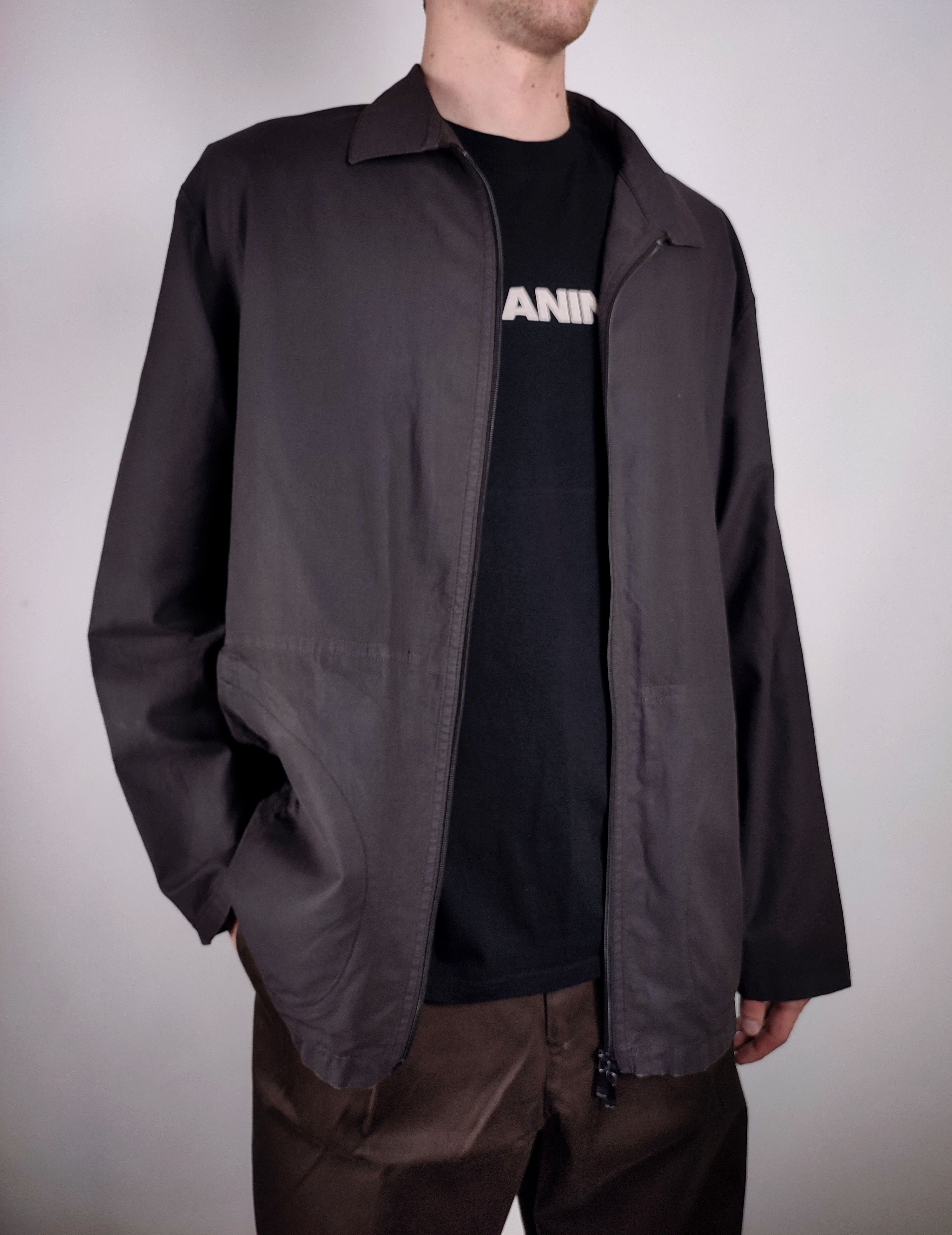 Emporio Armani 90's Emporio Armani Vintage Chore PU Worker jacket Size US XL / EU 56 / 4 - 8 Thumbnail