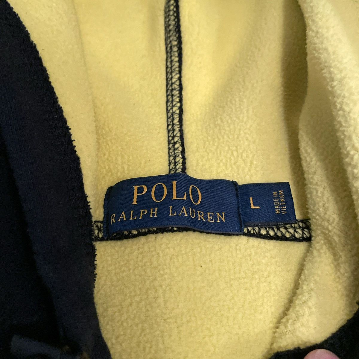 Polo Ralph Lauren Polo Ralph Lauren Men's Double Knit Tech Fleece Hoodie Size US L / EU 52-54 / 3 - 5 Thumbnail