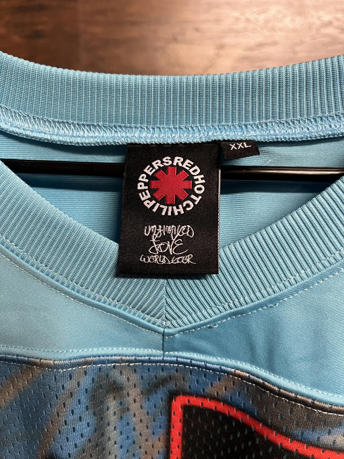 Designer Rare Red Hot Chili Peppers Football Jersey Unlimited Love Size US XXL / EU 58 / 5 - 3 Thumbnail