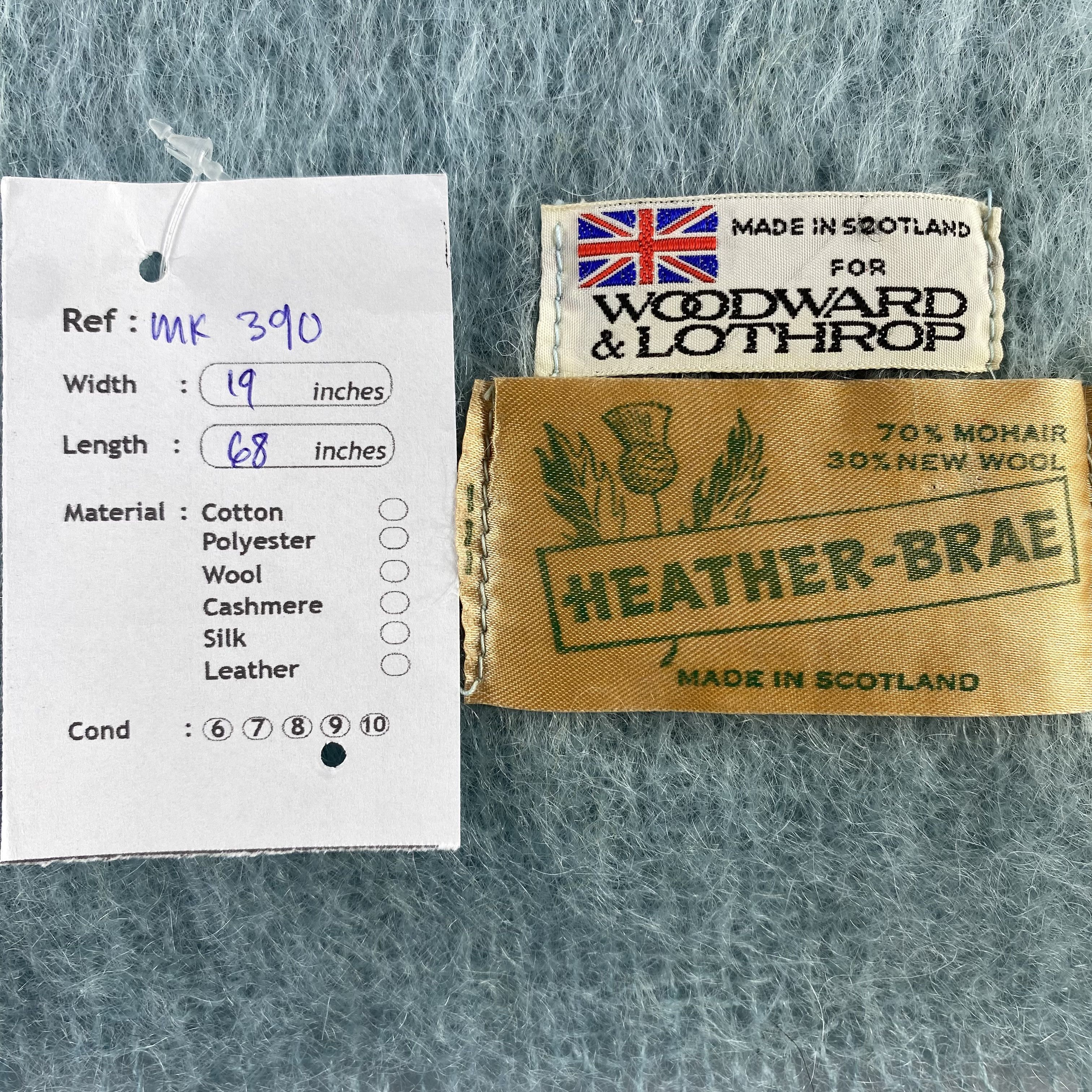 Vintage Vintage Plain Mohair Scarf Neck Wrap Muffler Size ONE SIZE - 5 Thumbnail