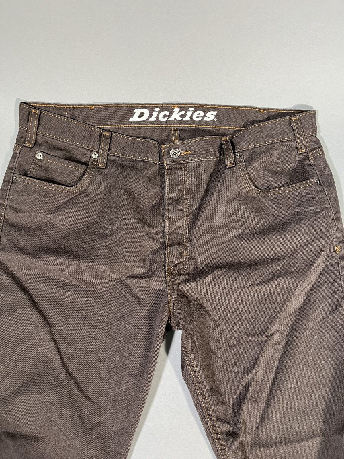 Dickies Y2K Skater Brown Baggy Dickies Pants Size US 32 / EU 48 - 2 Thumbnail