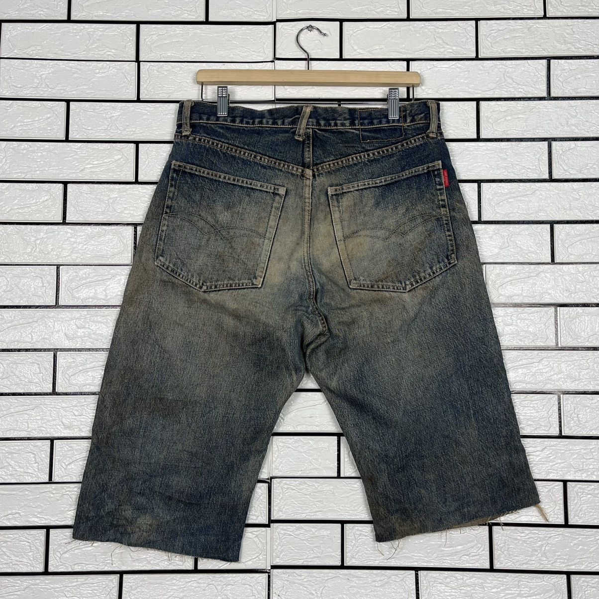 Japanese Brand Vintage Jump Juveneile Clip Distressed Short Denim Size US 32 / EU 48 - 8 Thumbnail