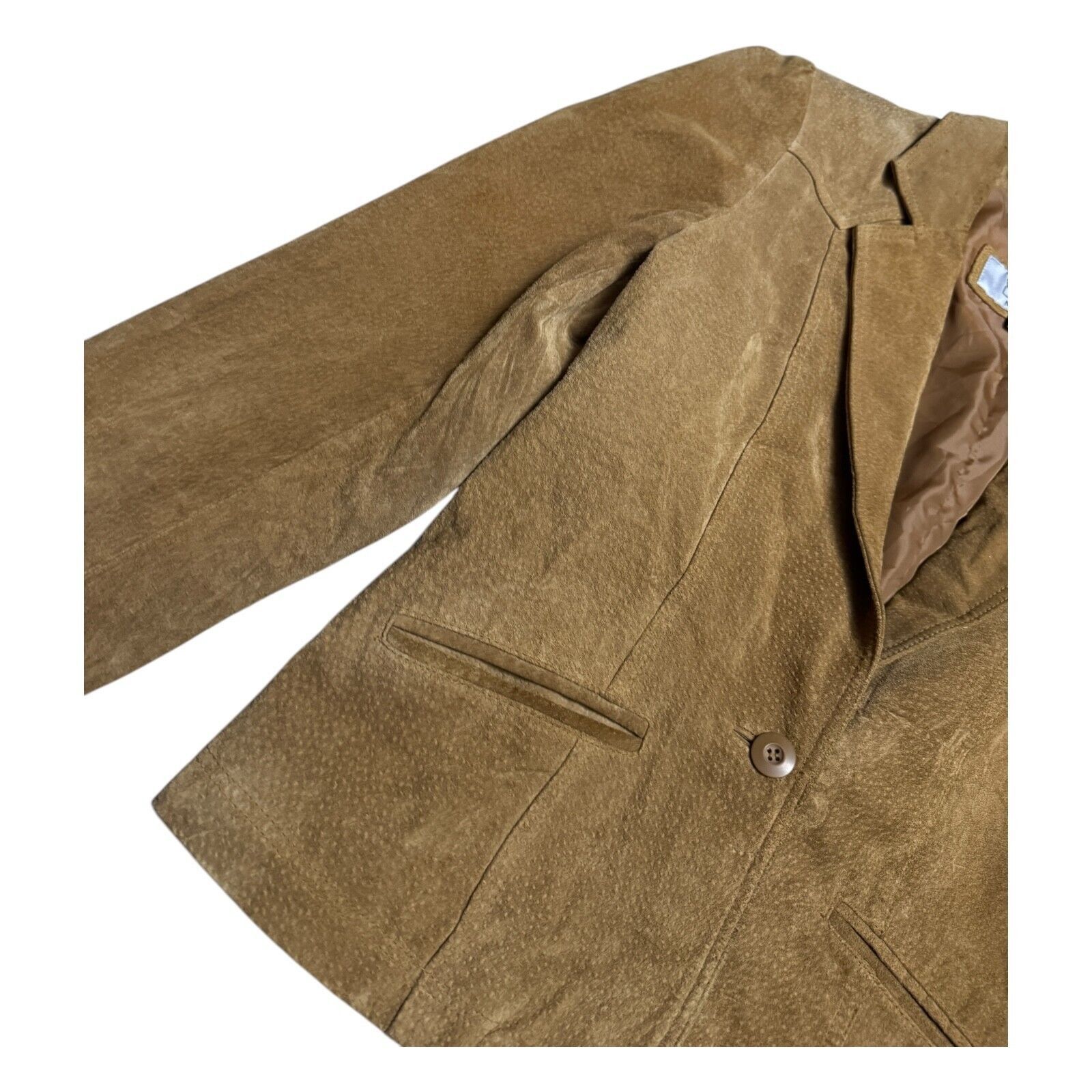 Wilsons Leather Vintage WILSONS LEATHER MAXIMA Brown Luxury Designer Jacket Size M / US 6-8 / IT 42-44 - 4 Thumbnail