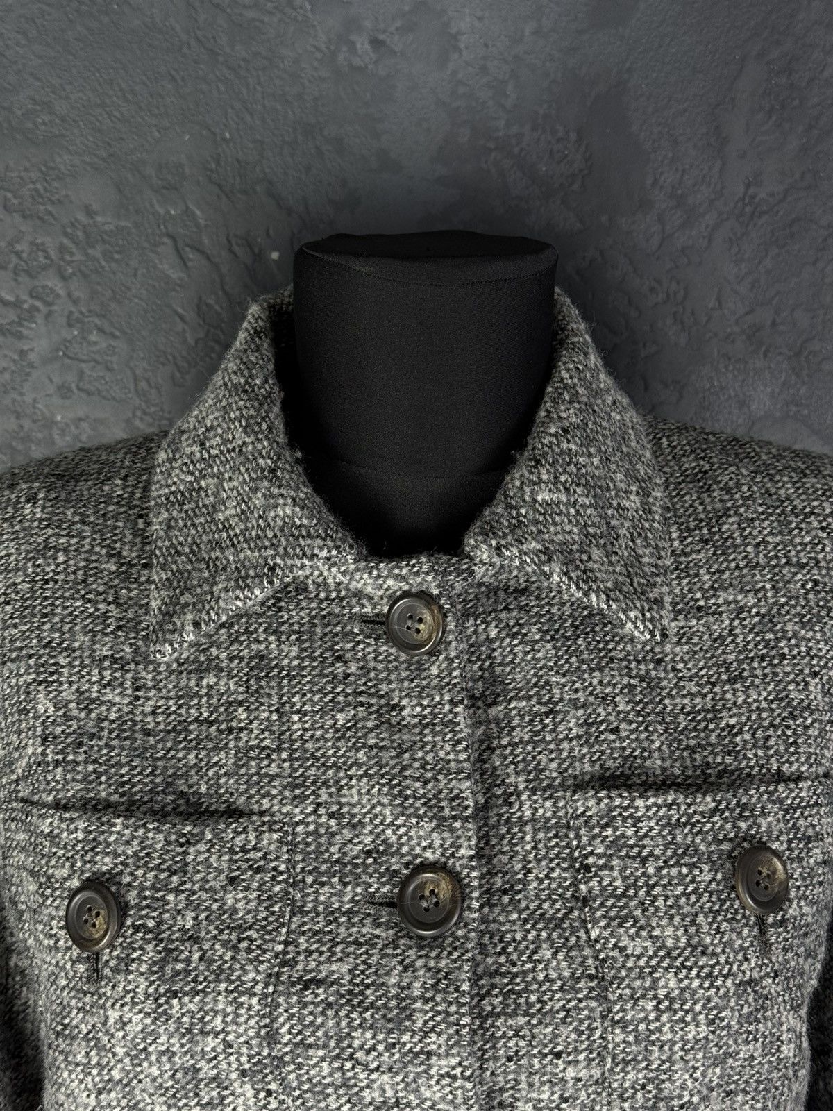 Valentino Valentino Women’s Grey Wool Blend Tweed Jacket Blazer Size M / US 6-8 / IT 42-44 - 7 Thumbnail
