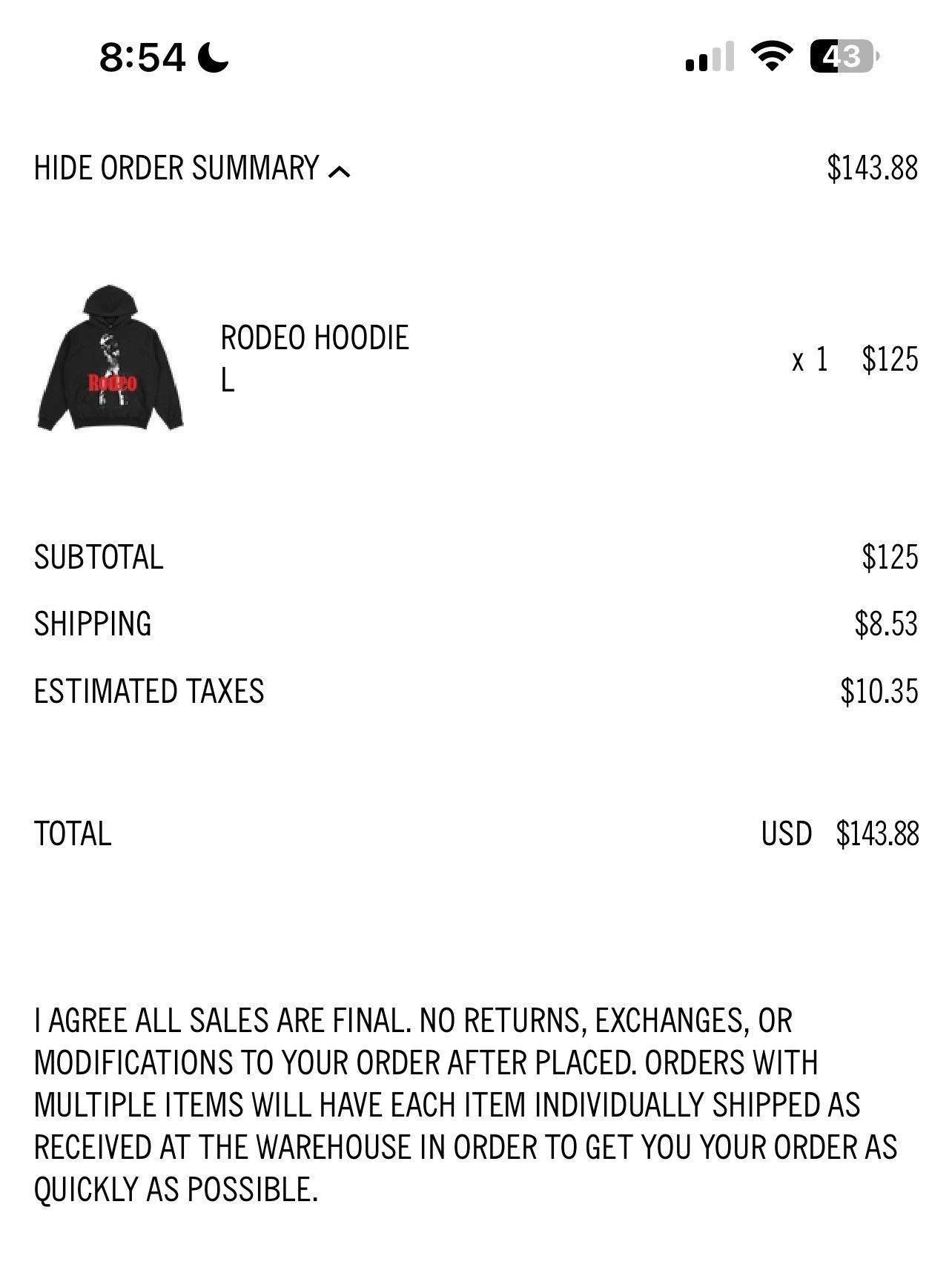 Travis Scott Travis Scott Hoodie Size US L / EU 52-54 / 3 - 3 Thumbnail