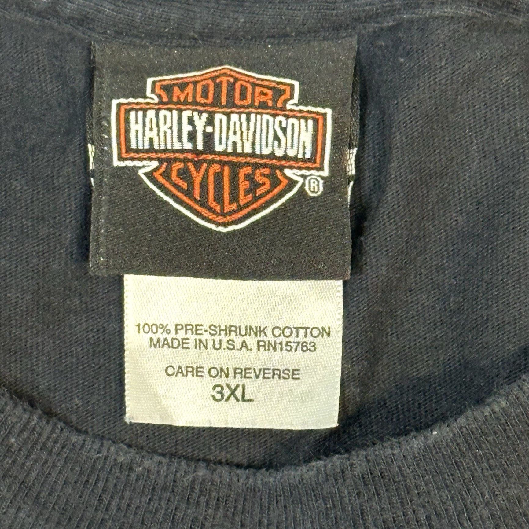 Harley Davidson Harley-Davidson American Legend Tee Poker Royal Flush Biker Graphic Tee USA Made Men's 3XL Shirt Size US XXL / EU 58 / 5 - 6 Thumbnail