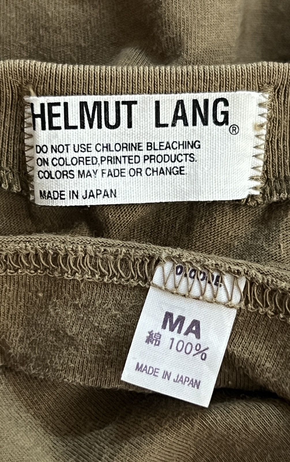 Helmut Lang Helmut Lang vintage army tshirt Size US M / EU 48-50 / 2 - 9 Thumbnail