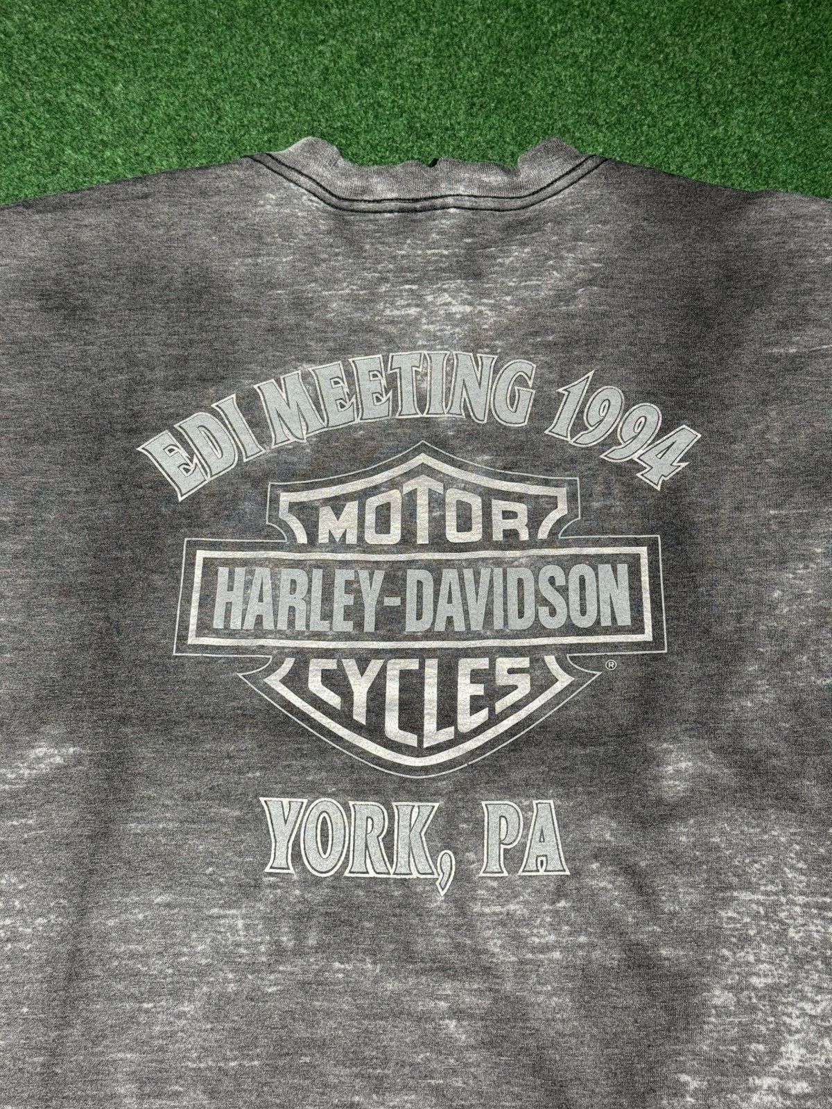 Harley Davidson Vtg 90s Harley Davidson Sterling Software THIN RARE T Shirt Size US L / EU 52-54 / 3 - 7 Thumbnail