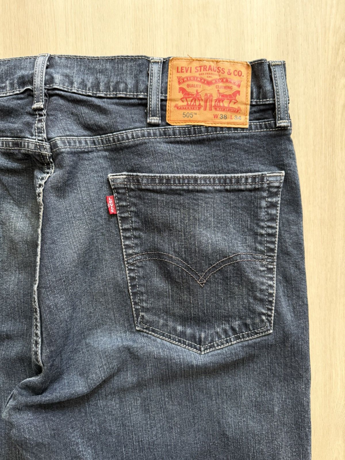 Vintage Vintage Y2K 505 Straight Leg Sz 36x34 *36x33 2015 Size US 36 / EU 52 - 3 Thumbnail