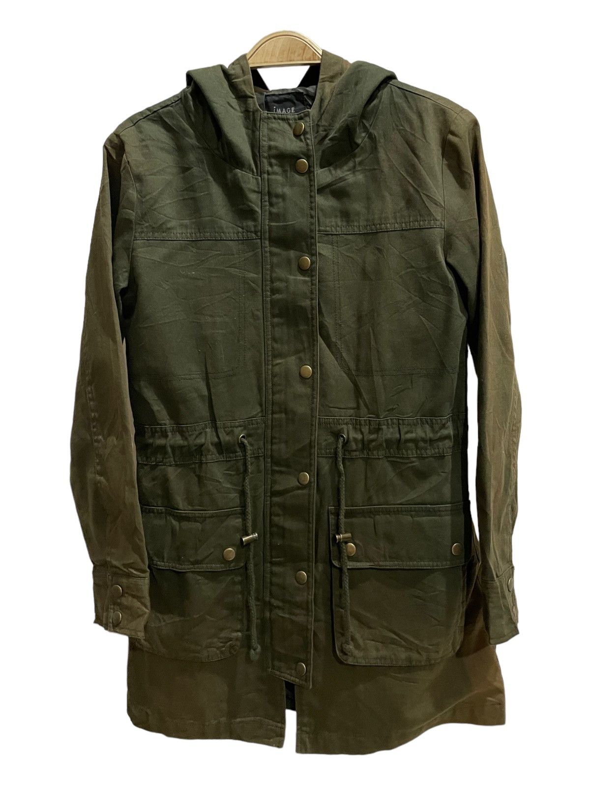 Japanese Brand × Le Grande Bleu (L.G.B.) Image Faded Two Tone Zip-up Hooded Punk Parka Jacket Size US S / EU 44-46 / 1 - 2 Thumbnail