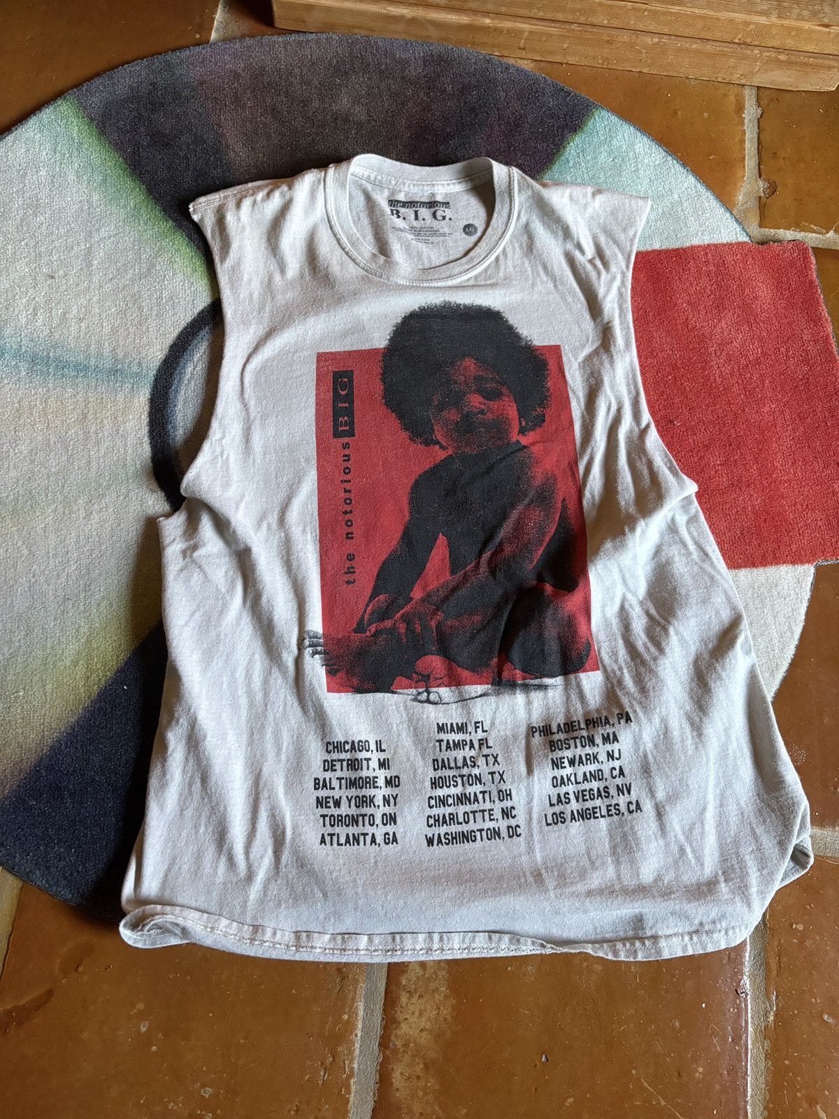 Rap Tees × Vintage Biggie Smalls Rare Tank Size US L / EU 52-54 / 3 - 1 Thumbnail