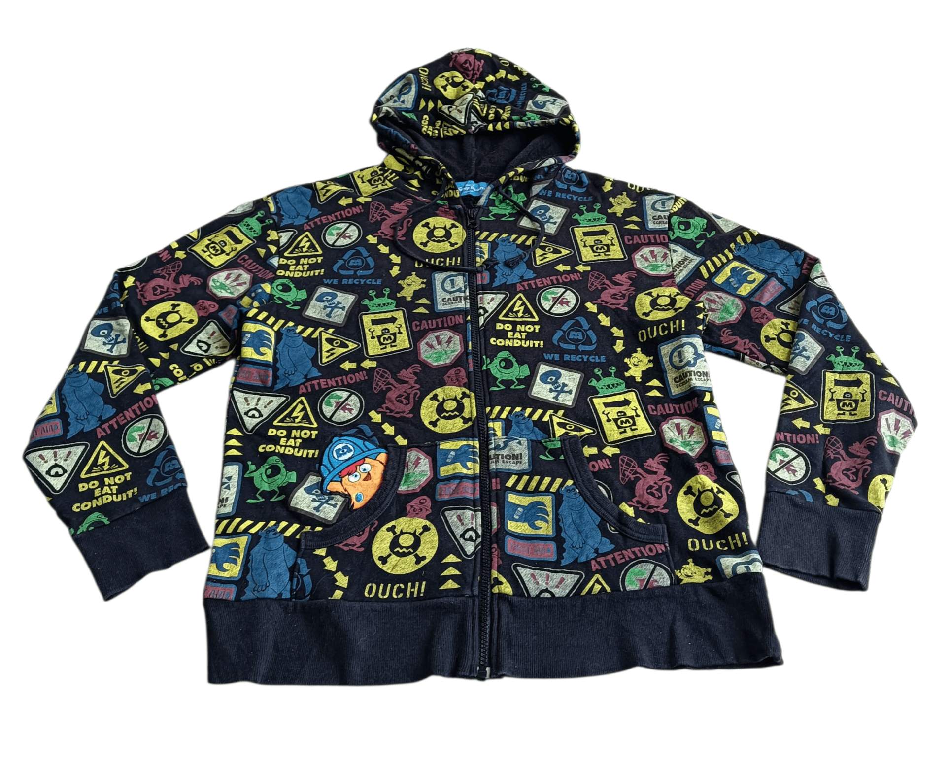 Disney Disney Monster Hoodie Zipper Full Print Size US S / EU 44-46 / 1 - 4 Thumbnail