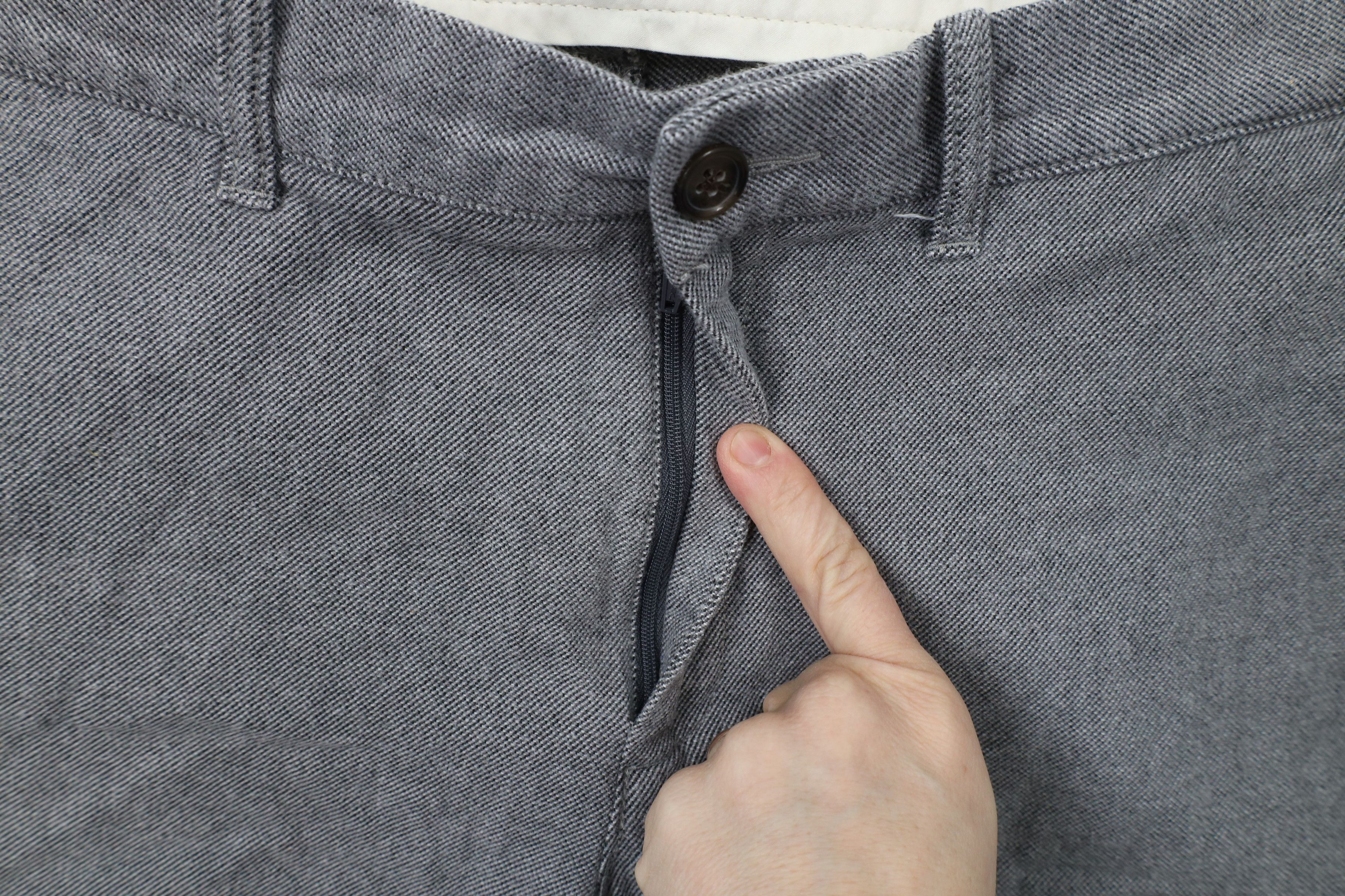 J.Crew × Vintage J Crew Slim Fit Flex Brushed Twill Trousers Chino Pants Gray Size US 32 / EU 48 - 6 Thumbnail
