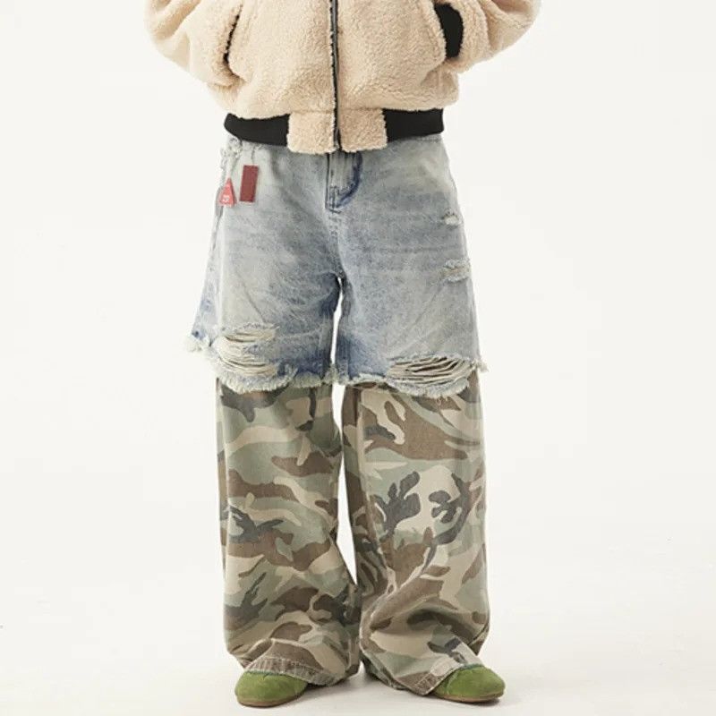 Designer × Vintage Two Piece Denim Size US 32 / EU 48 - 1 Thumbnail