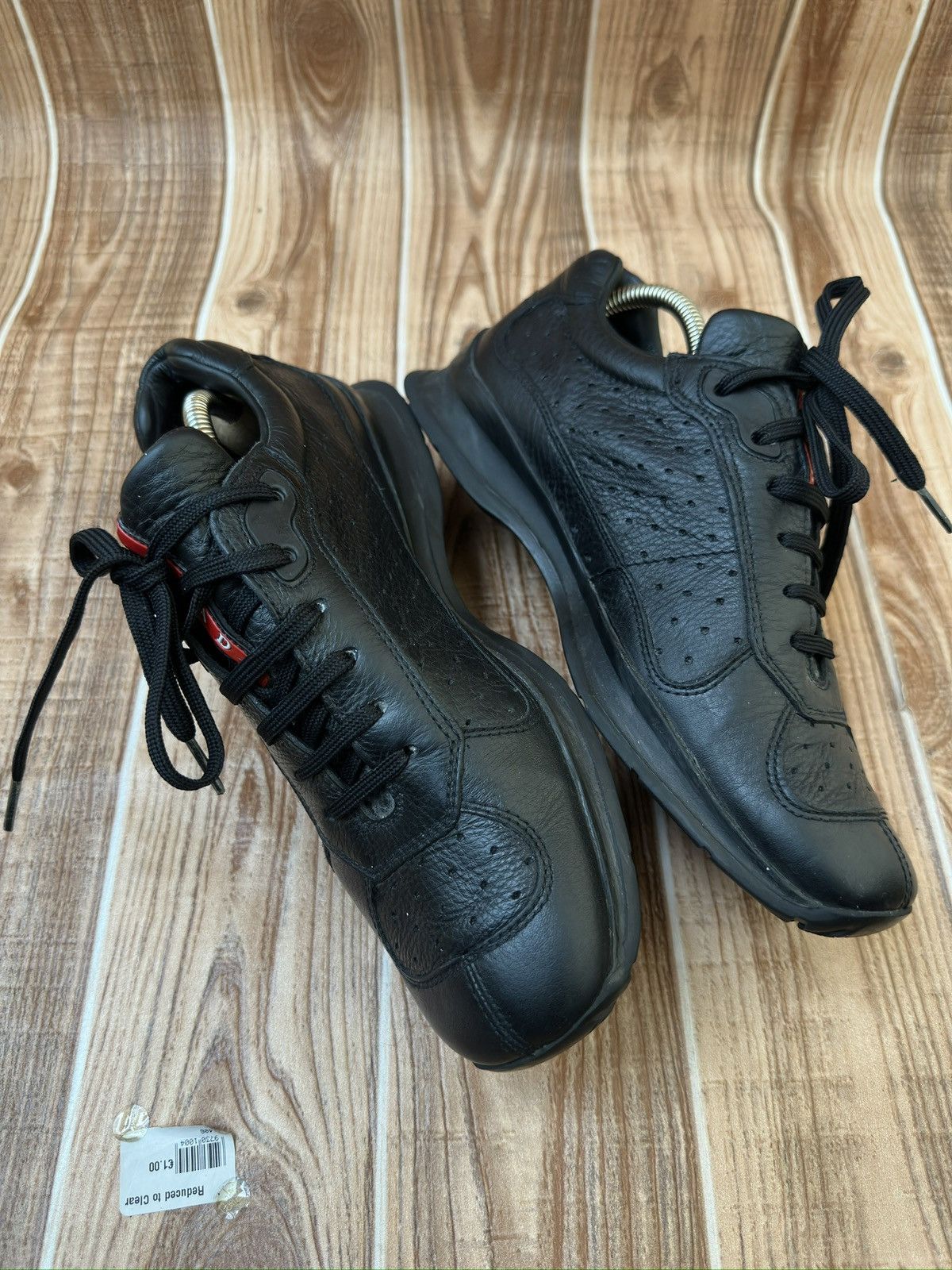Prada Vintage Prada Sport Allacciata Regata Gym Nero Sneakers. Size US 7.5 / EU 40-41 - 7 Thumbnail