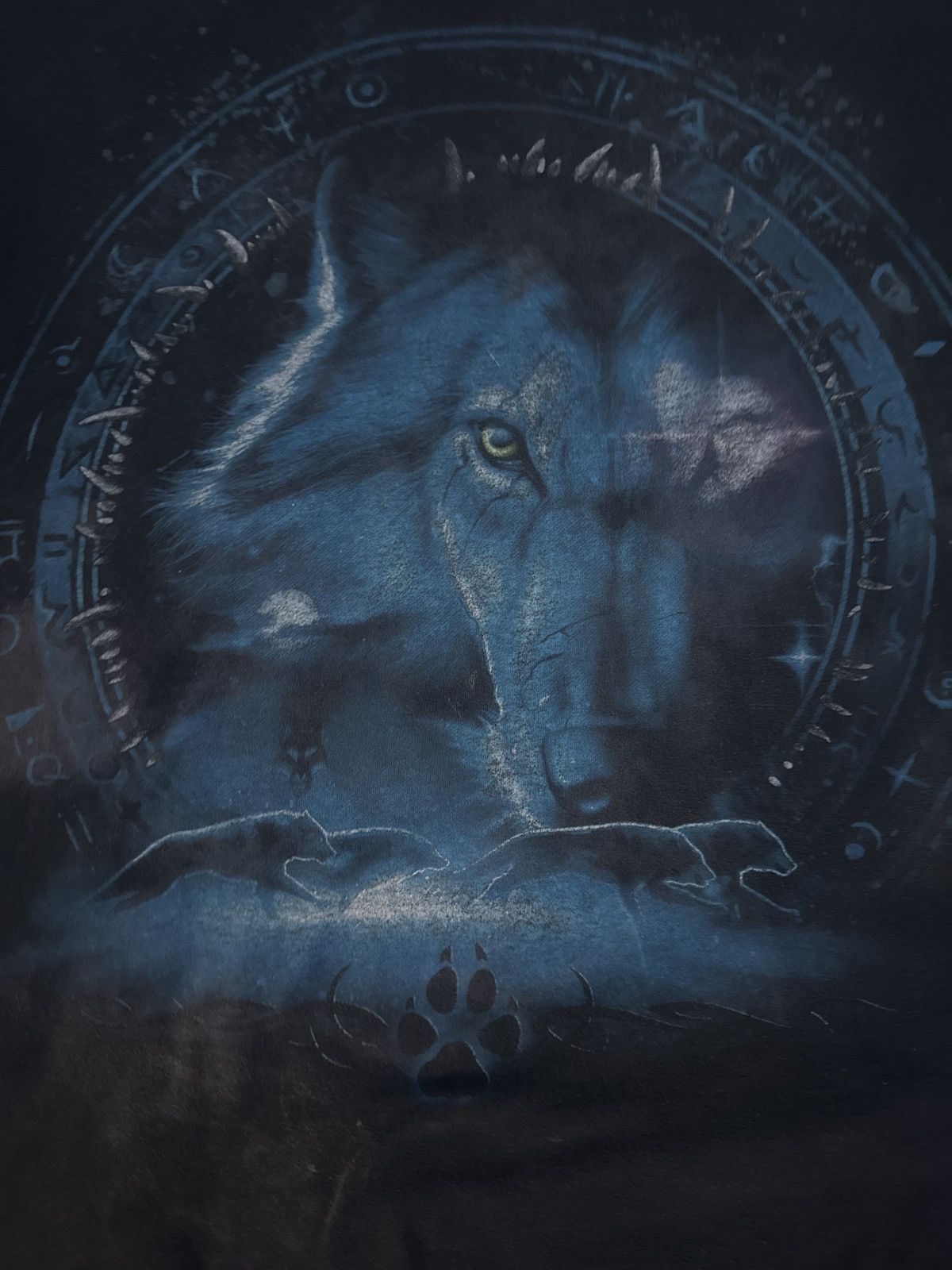 Vintage Vintage Distressed Wolf T-Shirt Size US XXL / EU 58 / 5 - 5 Thumbnail