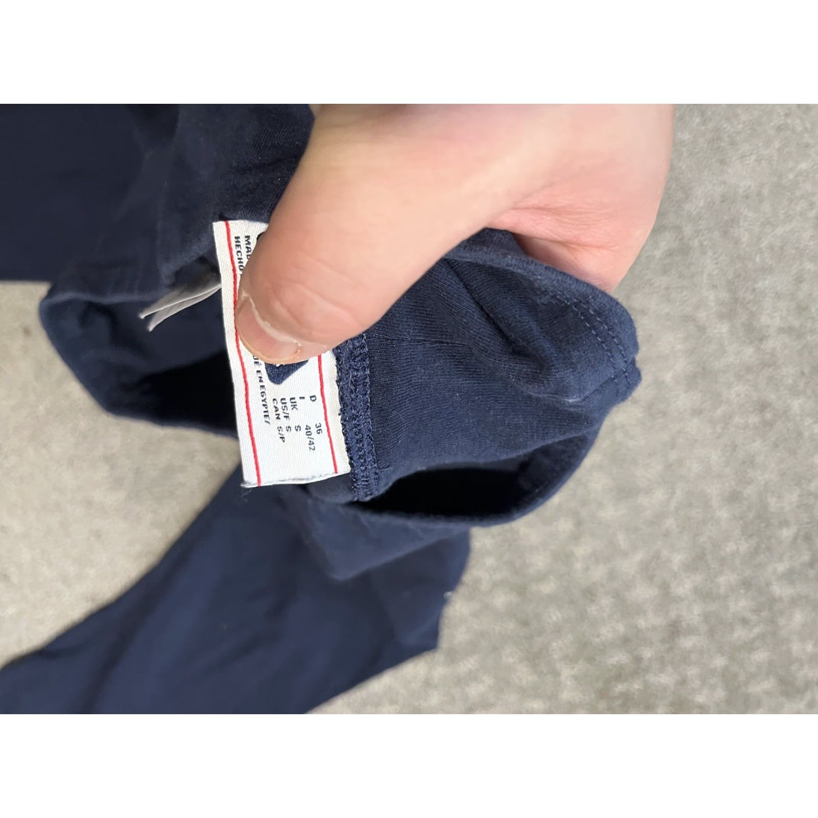 Fila VINTAGE FILA Sport Performance Compression Leggings Women’s Small Striped Athletic Activewear Navy Blue Size 28" / US 6 / IT 42 - 5 Thumbnail