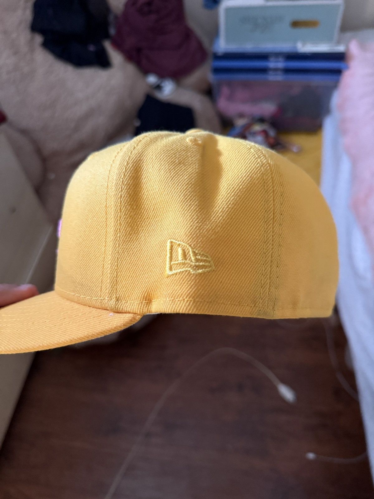 New Era Hat club pink lemonade Dodgers 7 5/8 Size ONE SIZE - 4 Thumbnail